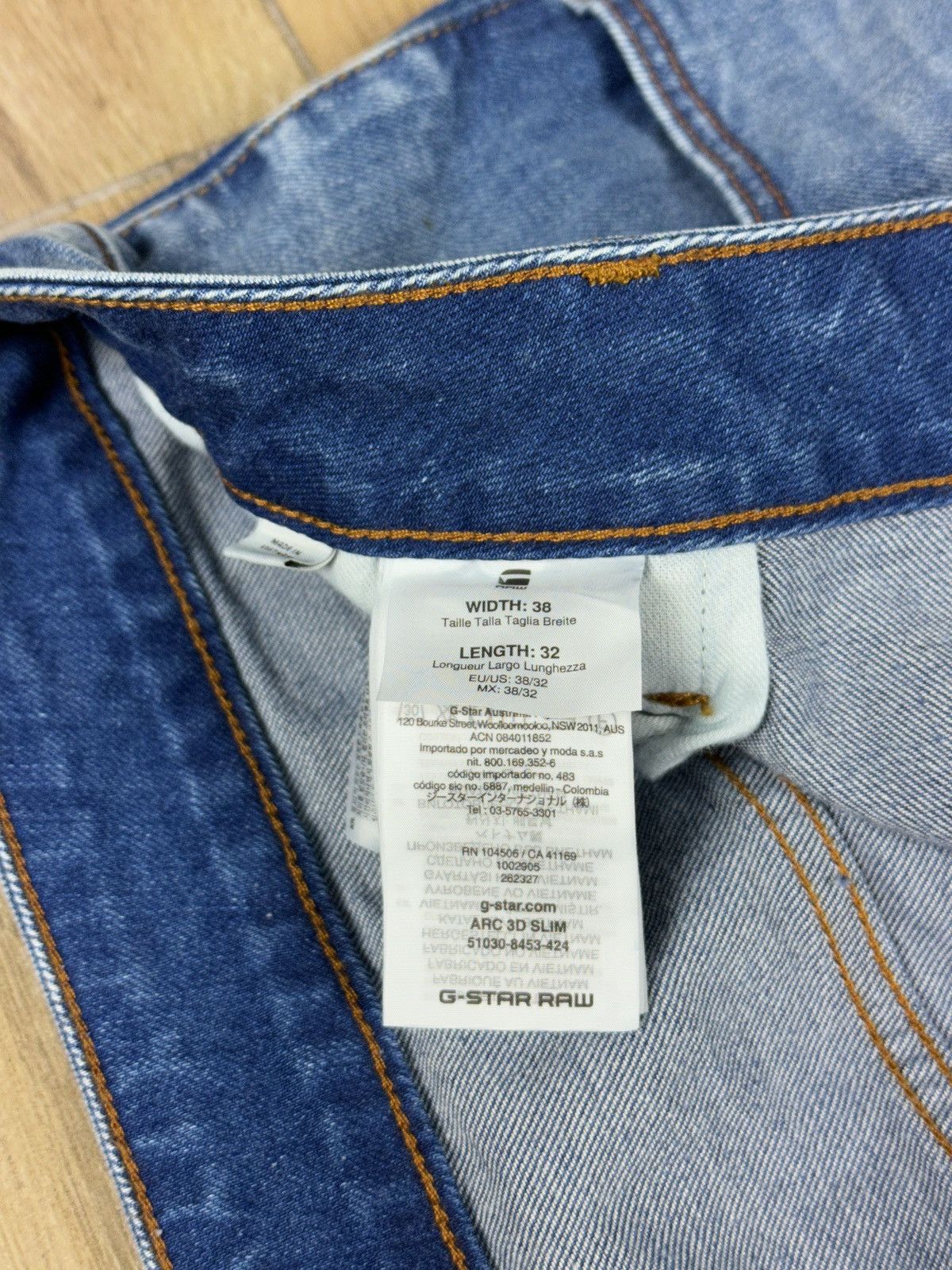 G-Star NEW🏷️ G-Star Raw Arc 3D Slim Denim Jeans Size US 38 / EU 54 - 7 Thumbnail