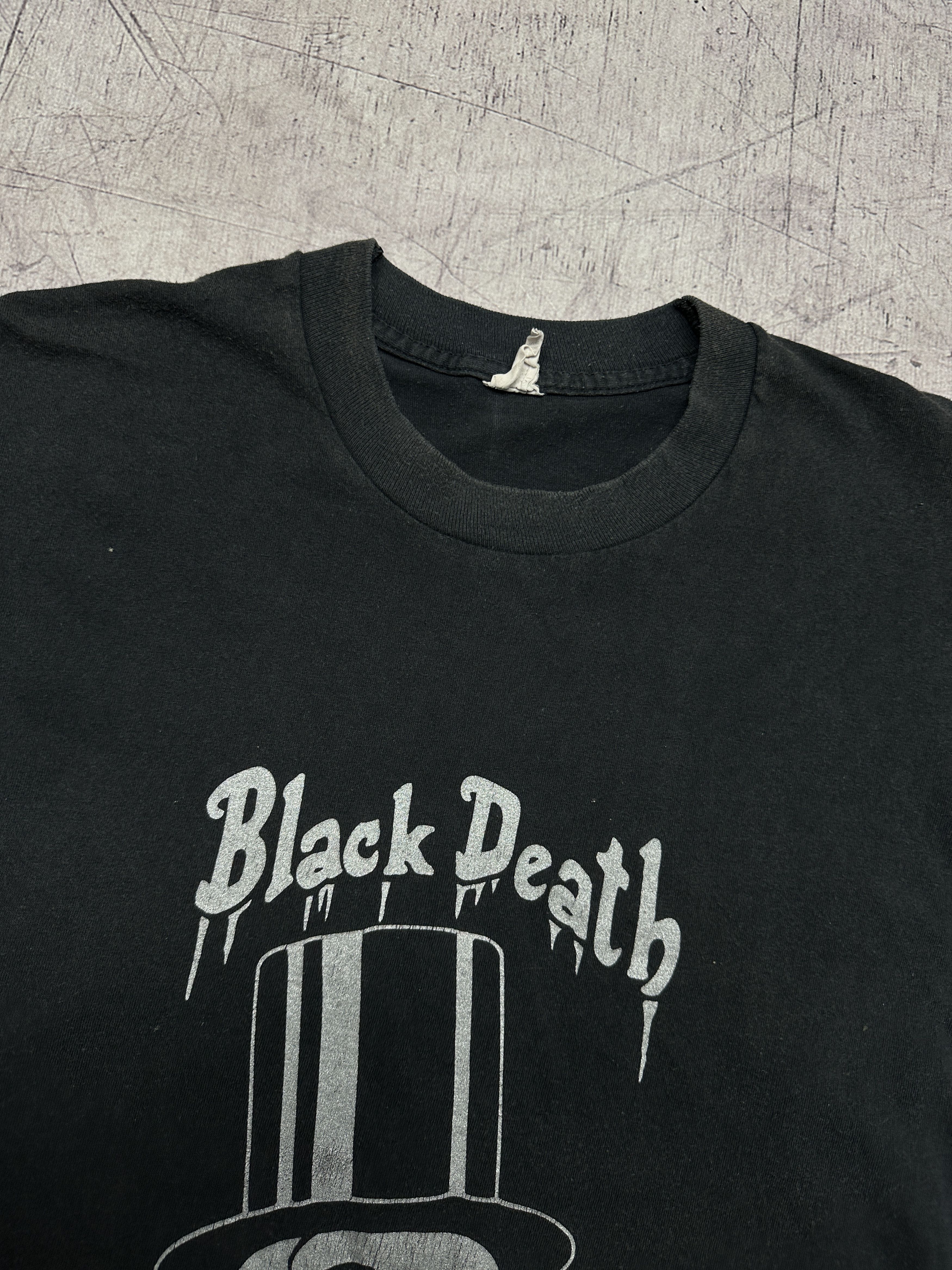 Other 1992 Slash Black Death Vodka Drink In Peace Mens T-Shirt Size US L / EU 52-54 / 3 - 4 Thumbnail