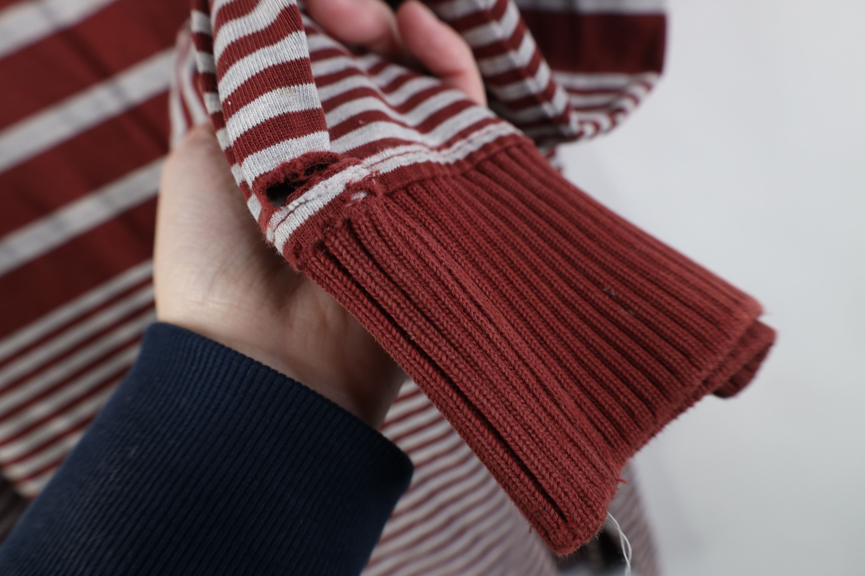 Tommy Hilfiger Vintage 90s Tommy Hilfiger Striped Long Sleeve Rugby Polo Size US L / EU 52-54 / 3 - 11 Thumbnail