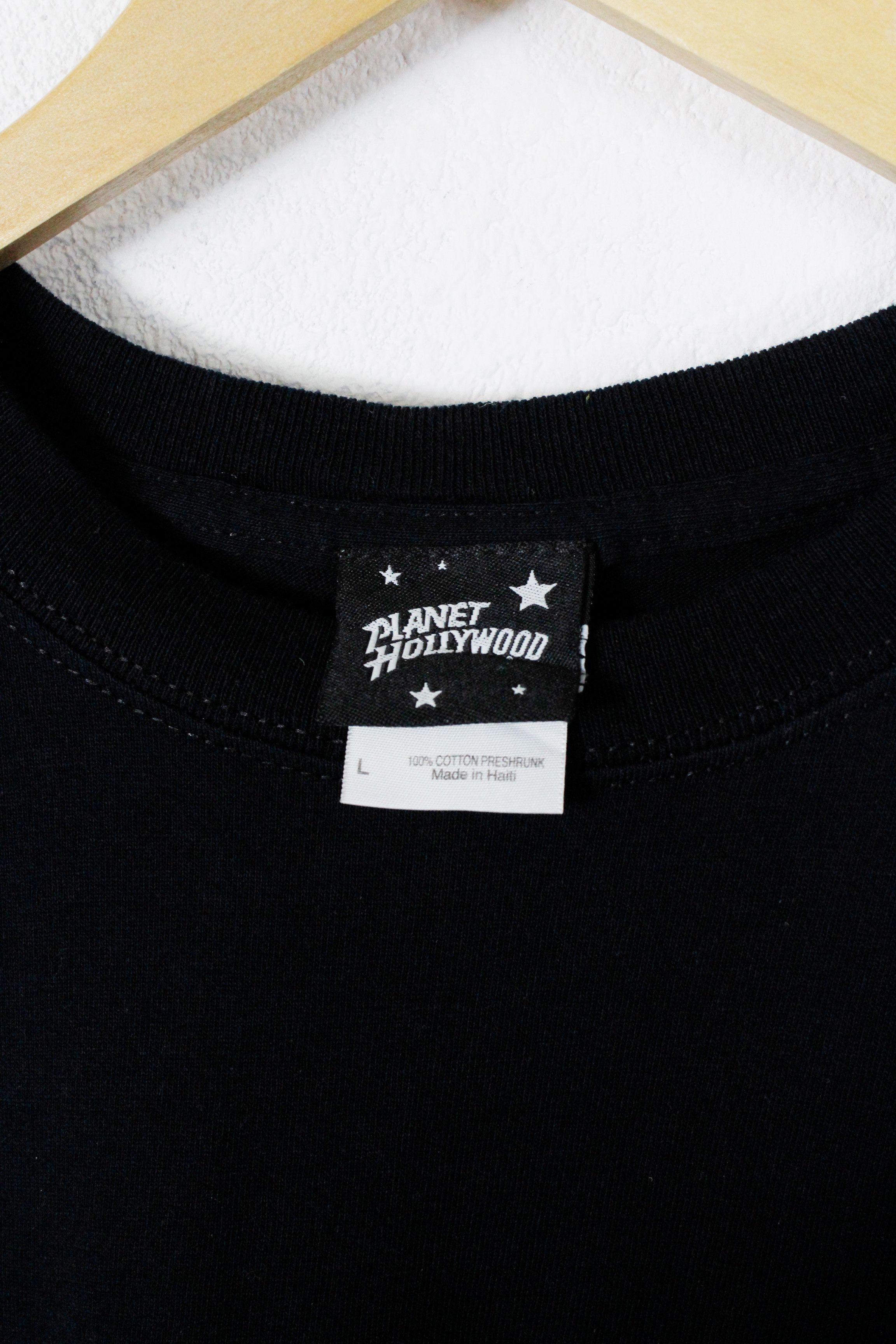 Planet Hollywood × Vintage Vintage 1998 Planet Hollywood Las Vegas Print Logo Tee 90s Size US L / EU 52-54 / 3 - 3 Thumbnail