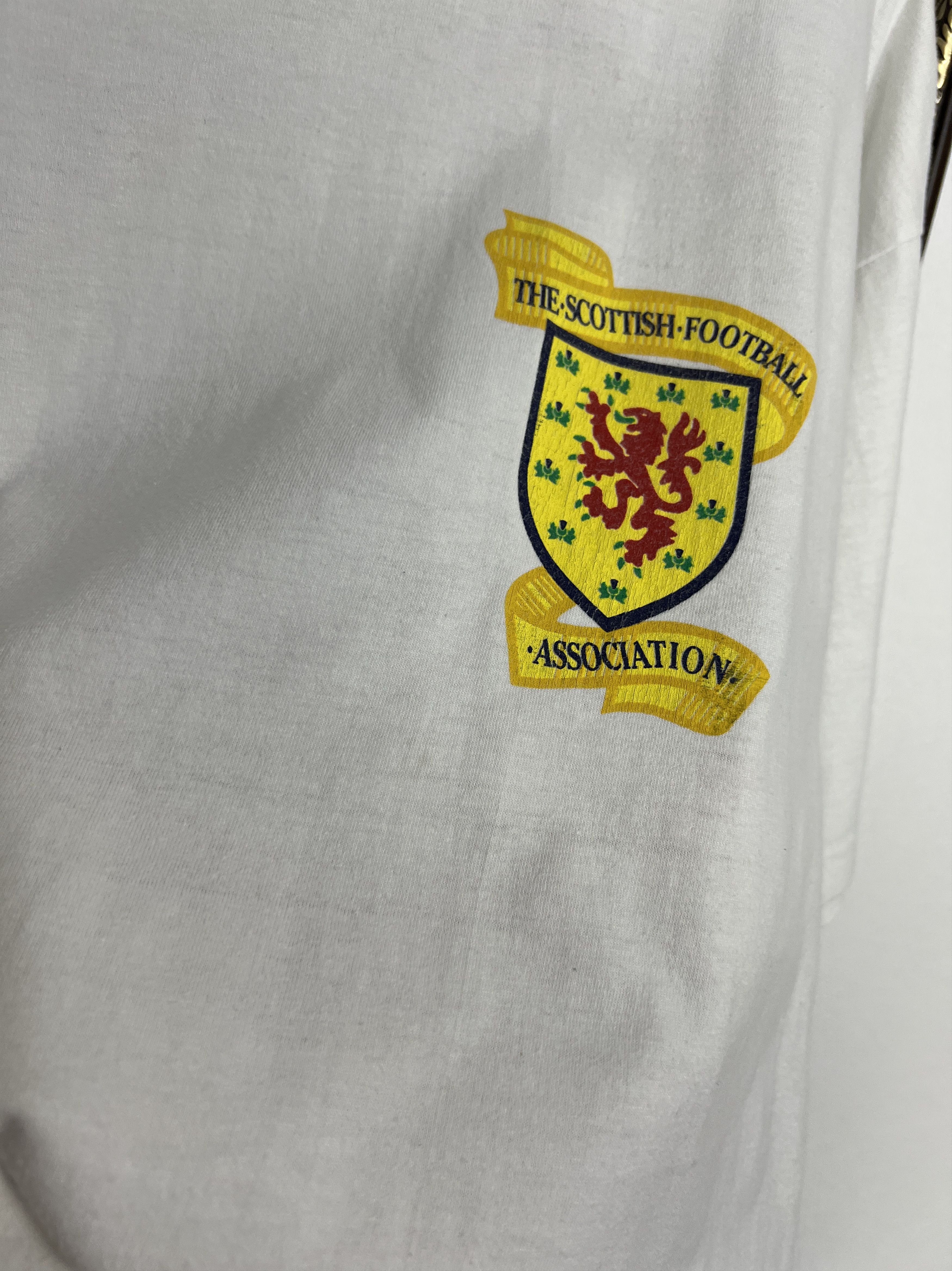 Umbro Vintage Scotland Football Train Shirt Soccer Jersey Trikot Size US L / EU 52-54 / 3 - 6 Thumbnail