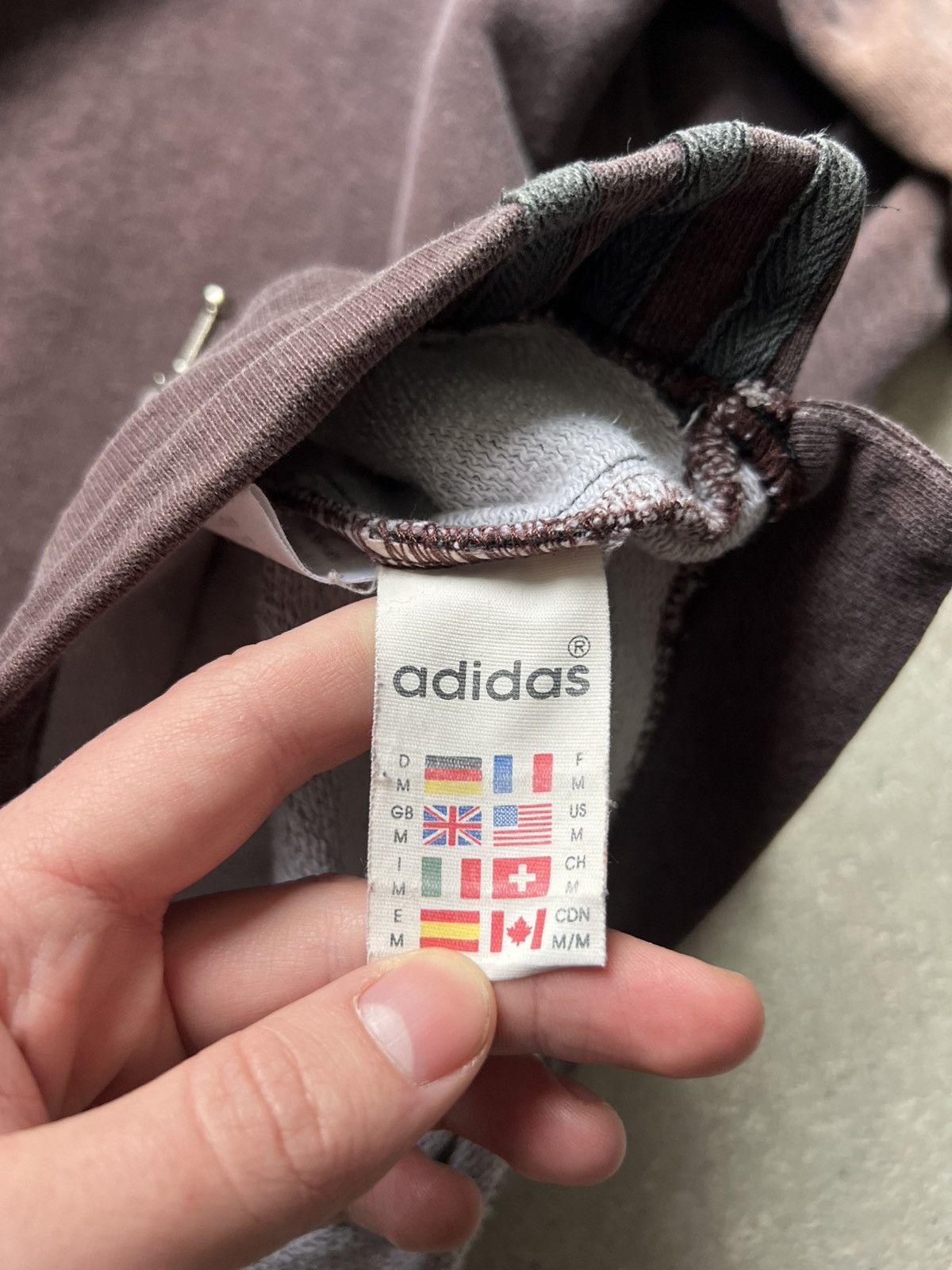 Adidas 80s Vintage Adidas Brown Faded Sweatshirt Size US M / EU 48-50 / 2 - 19 Thumbnail