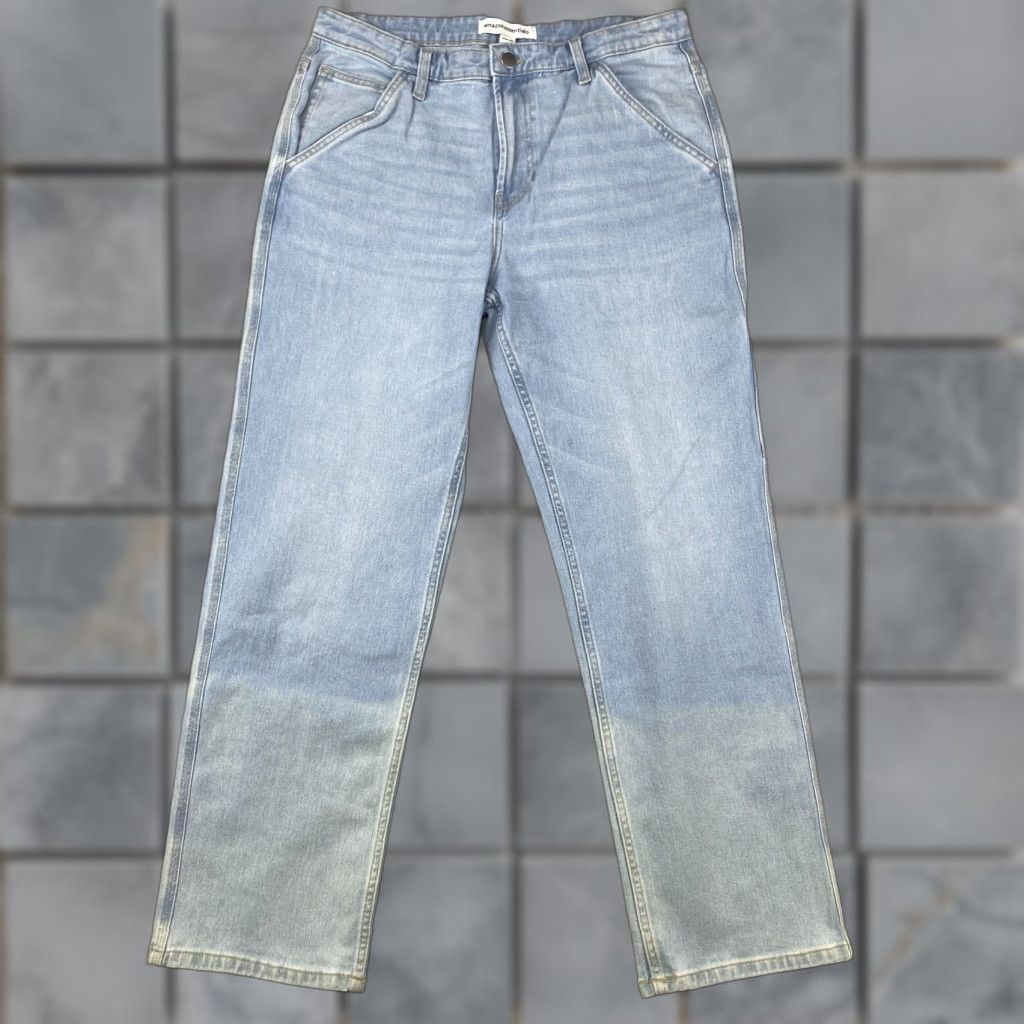 Essentials Amazon Jeans Mens 34X30 Blue Slim Straight 5-Pocket Denim Stretch Pockets Modern Regular Size US 34 / EU 50 - 1 Thumbnail