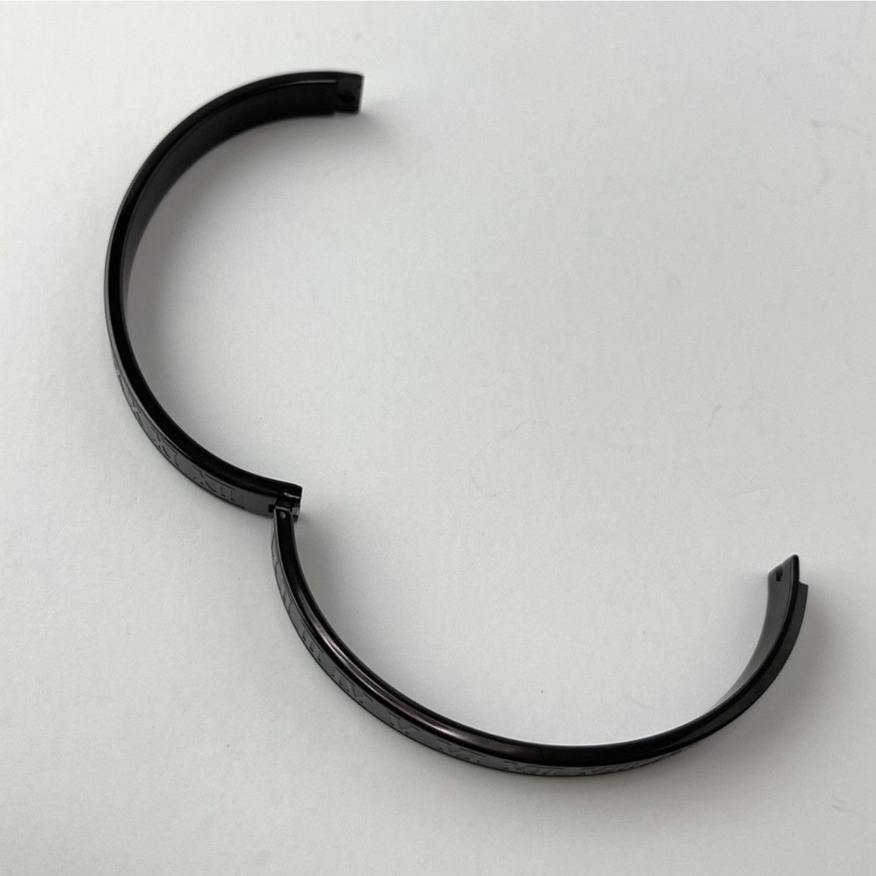 Jewelry Men's Roman Numeral Black Tone Bracelet Size ONE SIZE - 6 Thumbnail