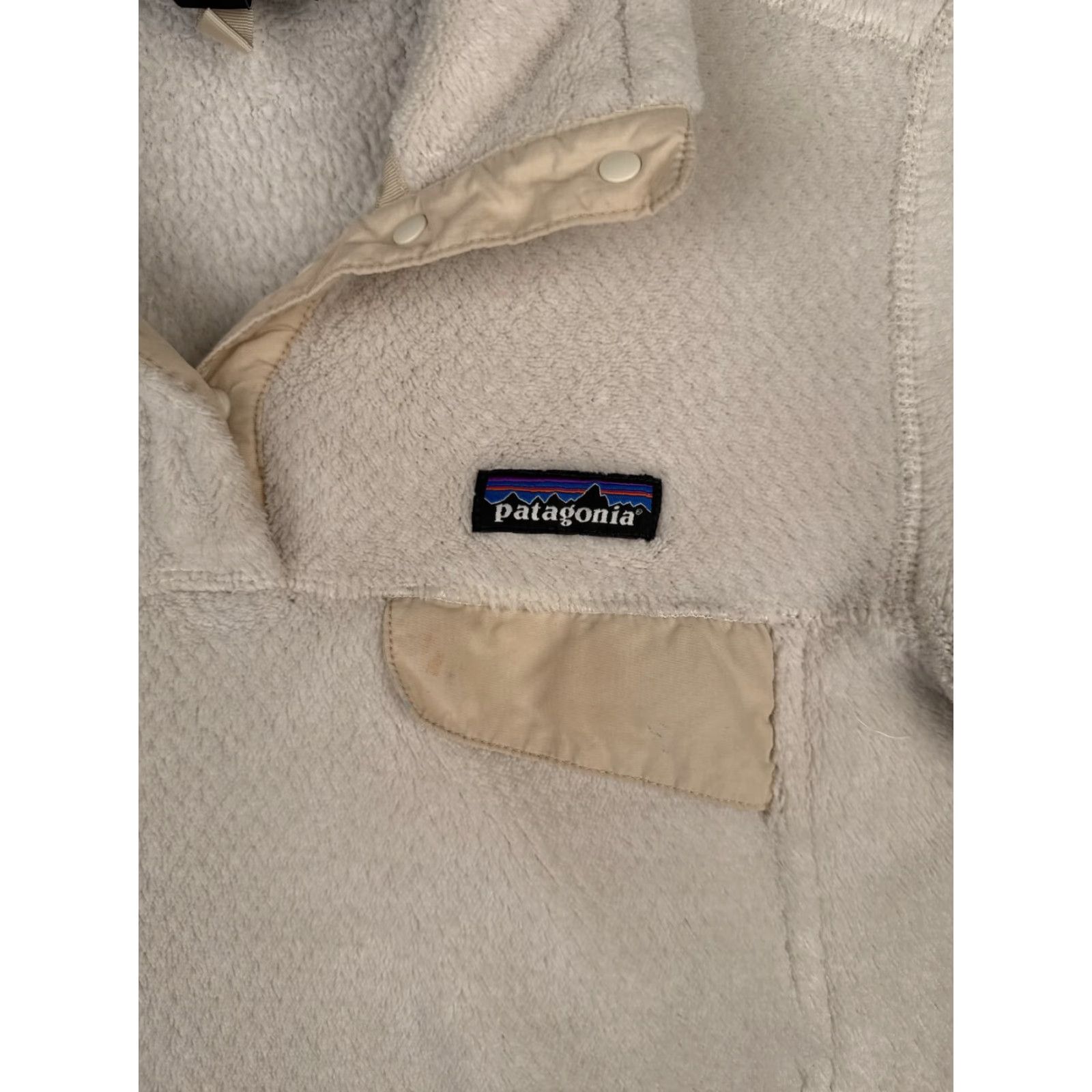 Patagonia Patagonia Sweater Women Small Beige Re-Tool Snap-T Pullover Poly READ ME 25442 Size S / US 4 / IT 40 - 7 Thumbnail