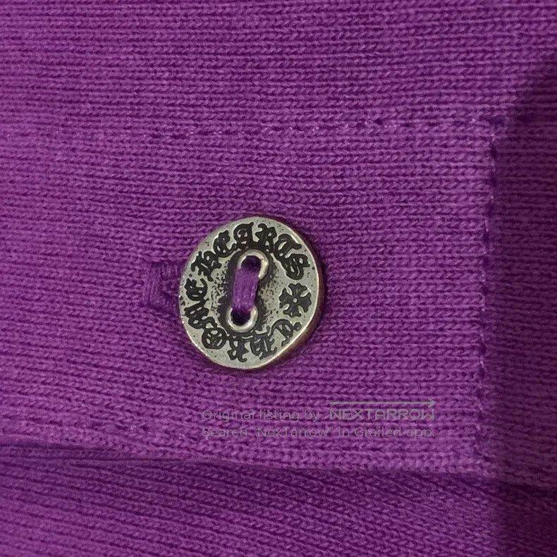 Chrome Hearts CHROME HEARTS Size XXL Purple polo shirt Size US XXL / EU 58 / 5 - 3 Thumbnail