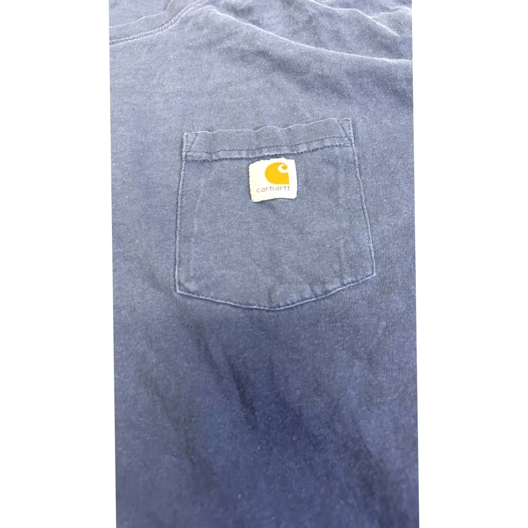Carhartt Carhartt Mens XL Blue Pocket T-Shirt Short Sleeve 100% Cotton Size US XL / EU 56 / 4 - 2 Thumbnail