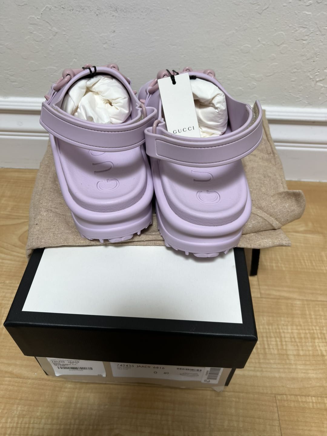 Gucci Gucci Interlocking G Platform Sandal Light Pink (Women's) Size US 10 / IT 40 - 4 Thumbnail