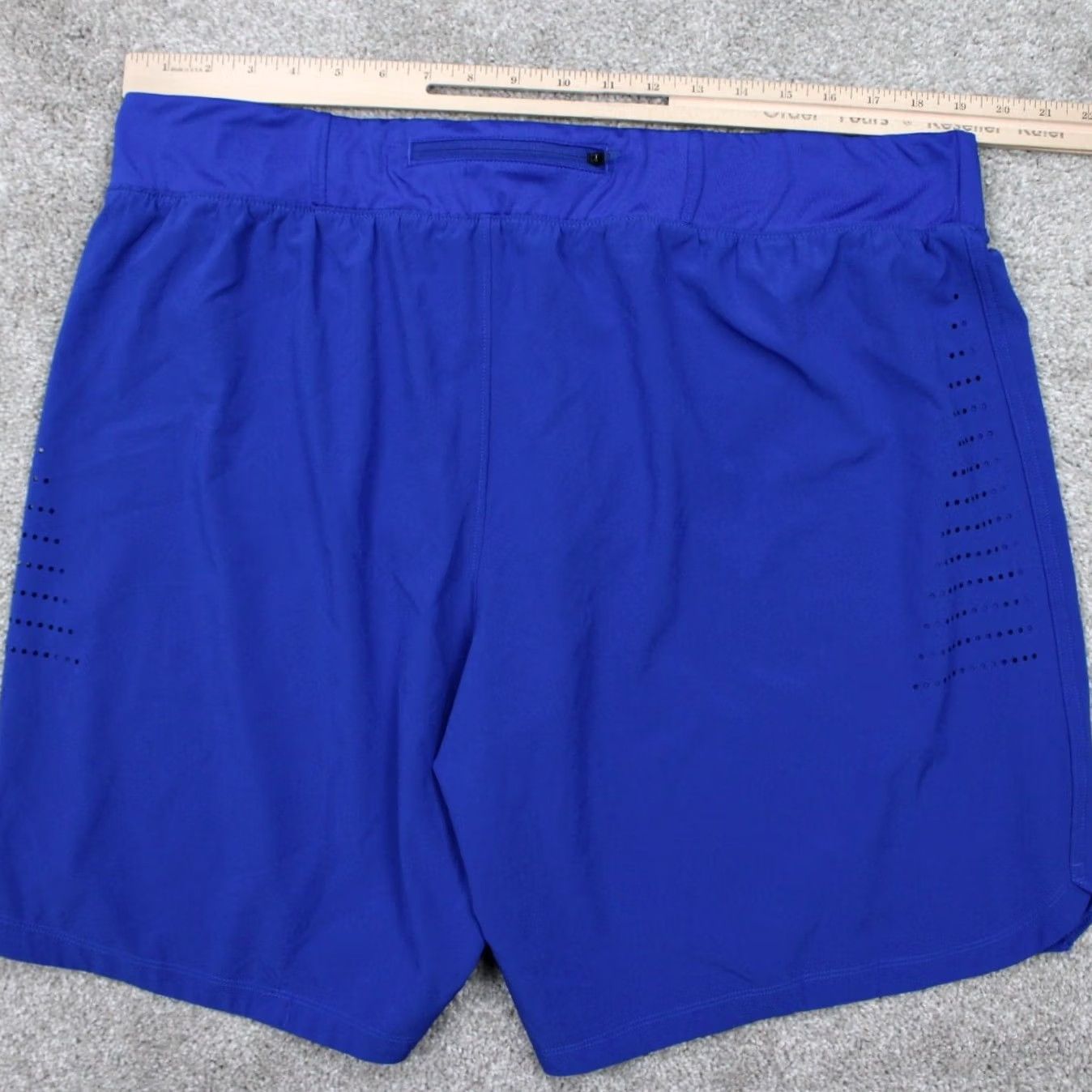 Under Armour Under Armour Speedpocket Shorts Mens 2XL XXL Blue Running Athletic w/ 9" inseam Size US 39 - 5 Thumbnail
