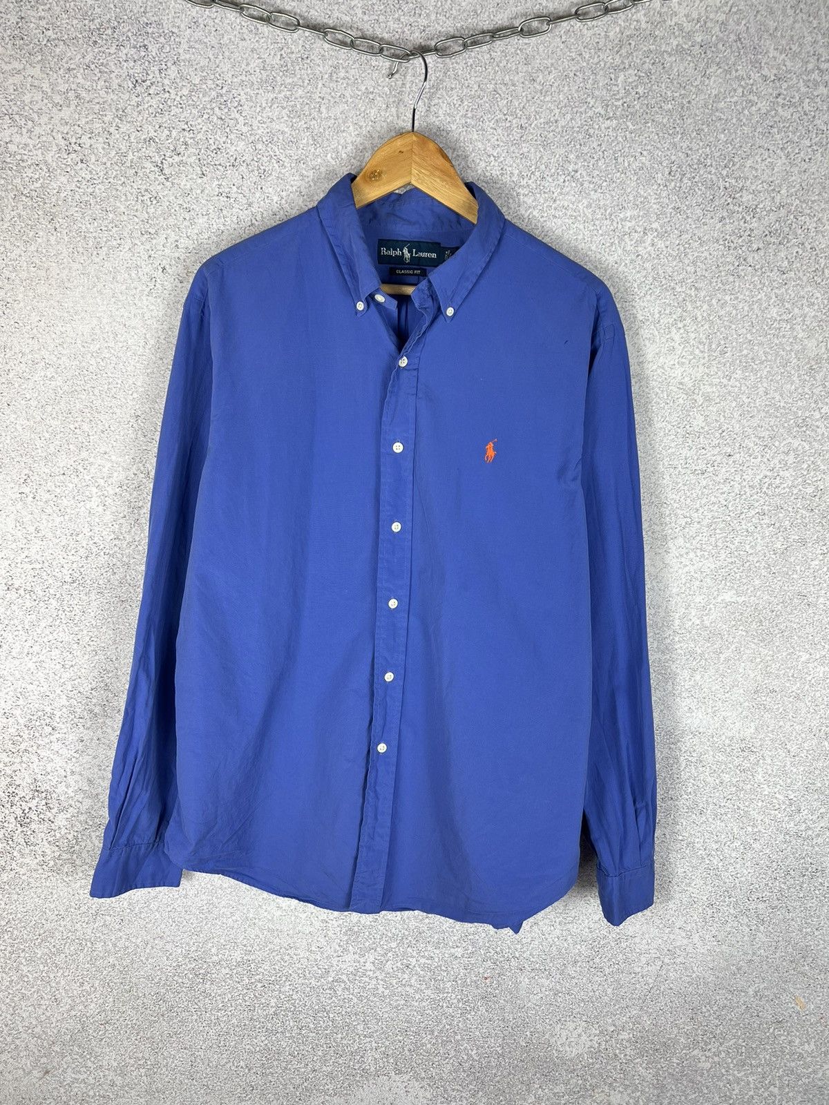 Ralph Lauren Vintage Ralph Lauren Classic Fit Longsleeve Shirt Size US L / EU 52-54 / 3 - 1 Thumbnail