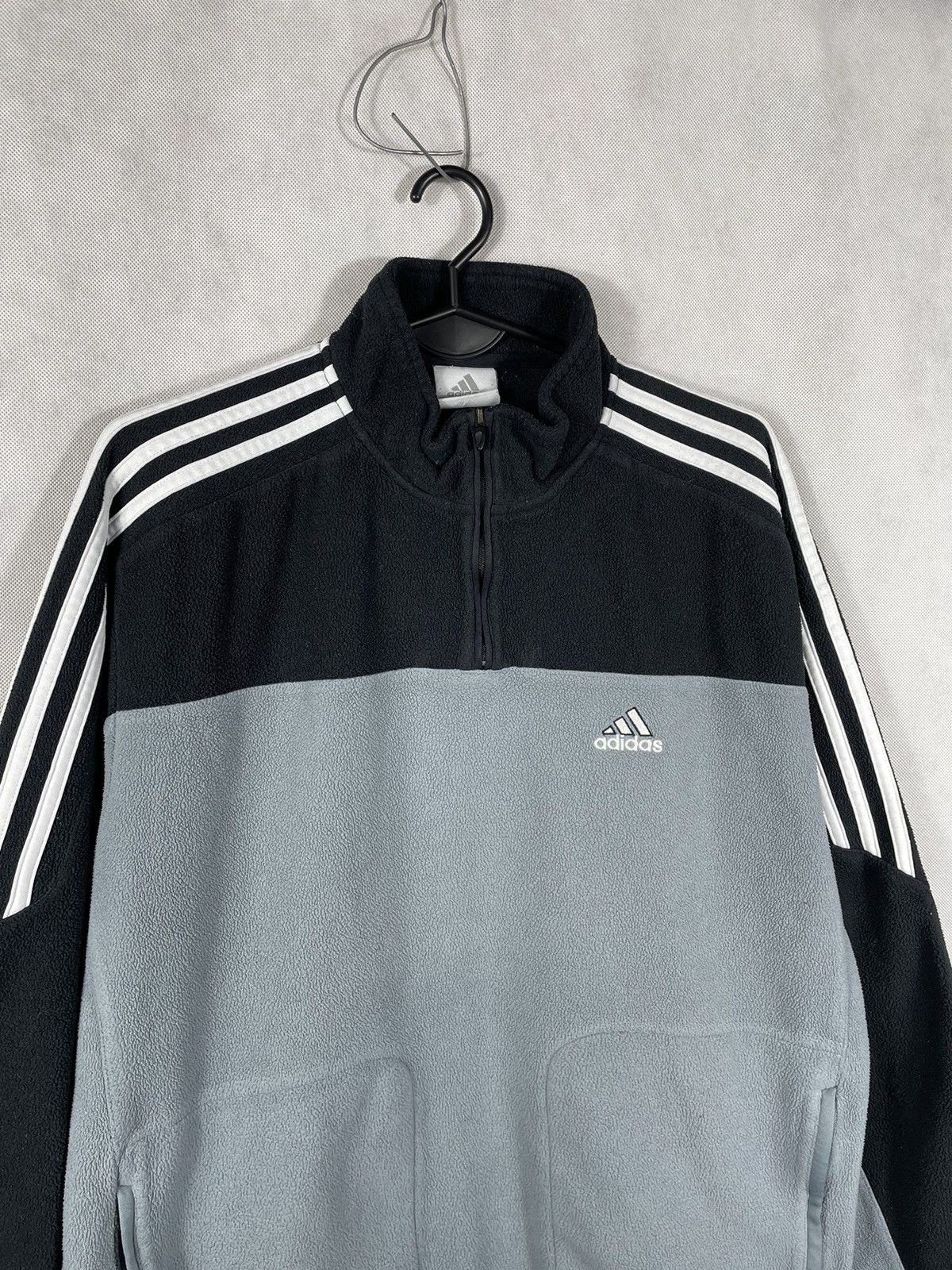 Other Vintage Adidas Fleece Half 1/3 Zip Sweater Y2K 90s USA Size US S / EU 44-46 / 1 - 5 Thumbnail