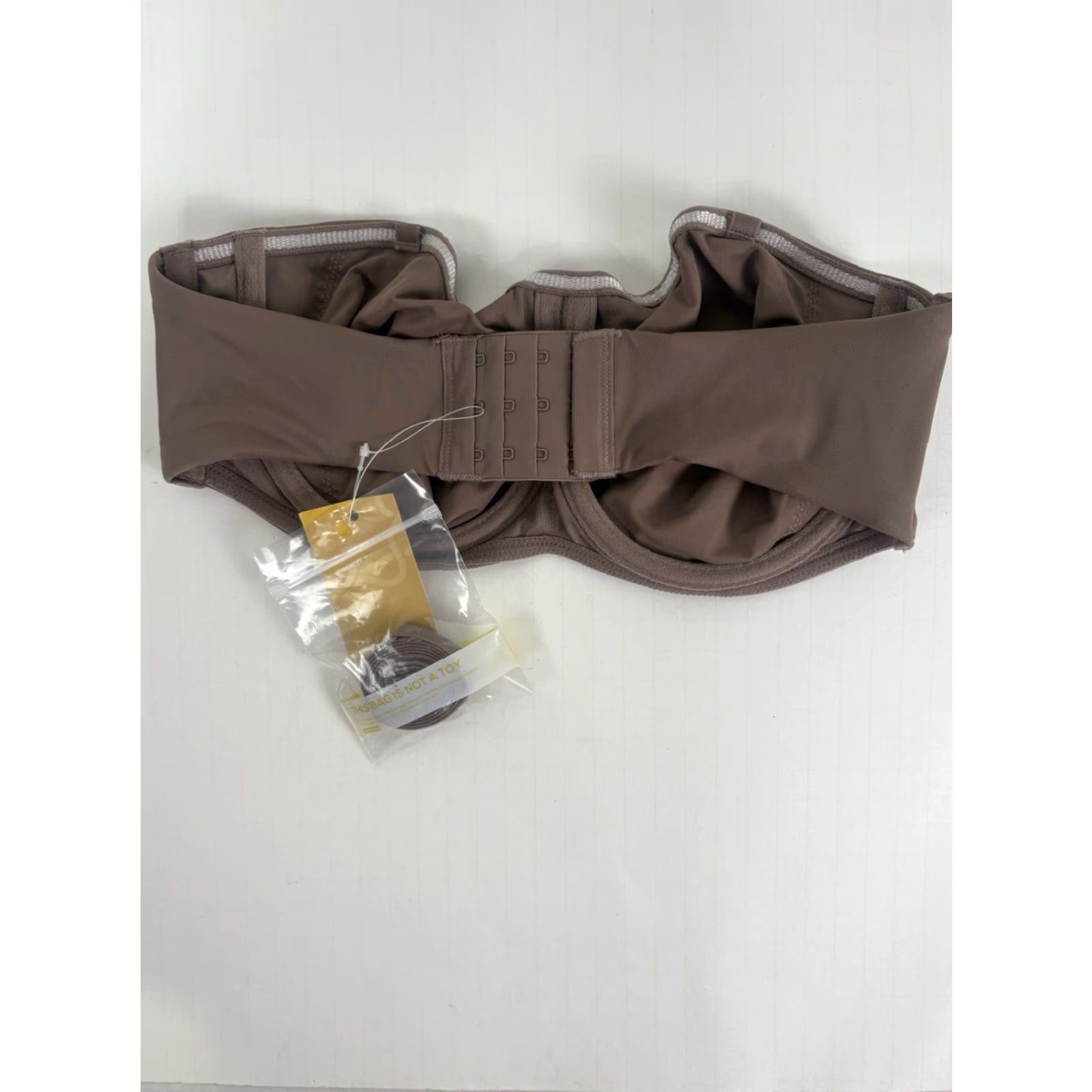Vintage DELIMIRA Brown Minimizer Strapless Bra Women Size 32D New Classic Preppy Size ONE SIZE - 2 Thumbnail