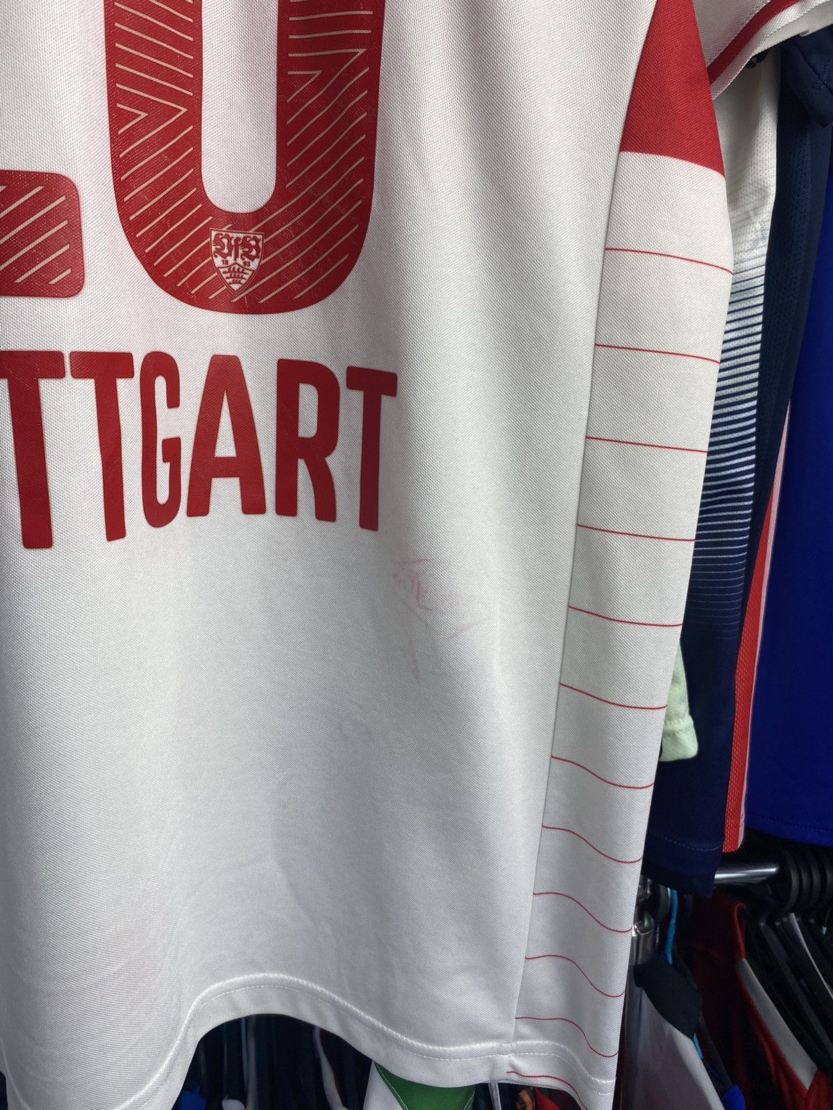 Puma 2013/14 PUMA STUTTGART HOME SOCCER FOOTBALL JERSEY SHIRT Size US L / EU 52-54 / 3 - 12 Thumbnail