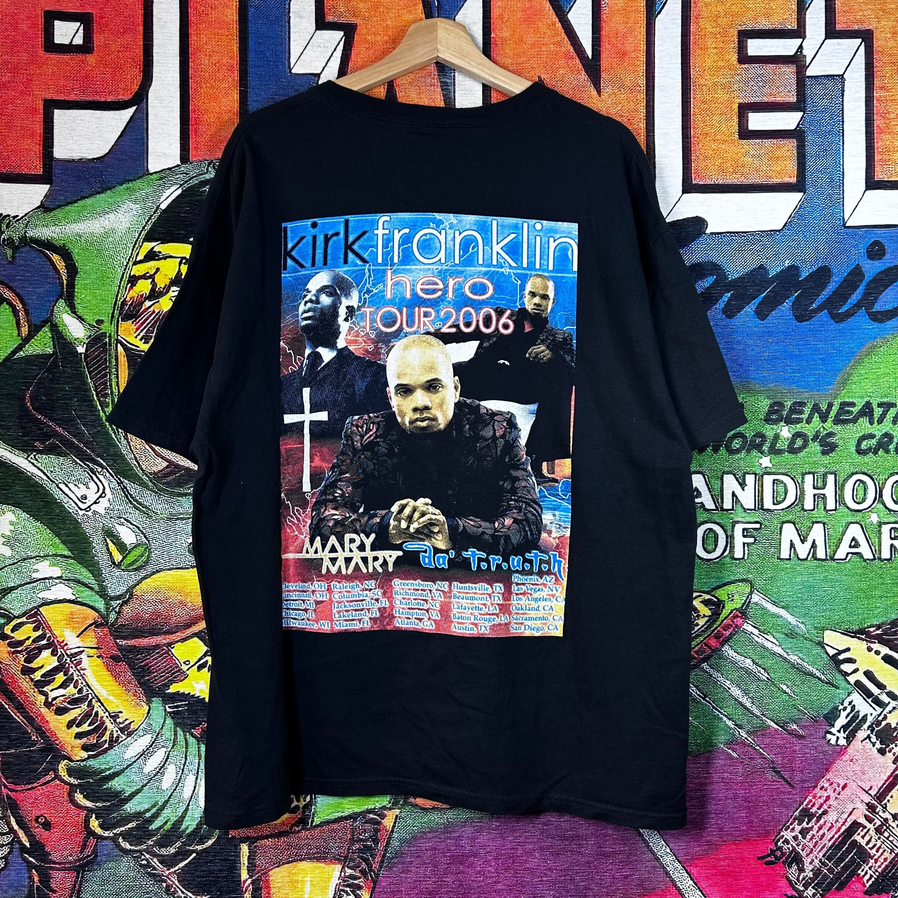 Vintage Y2K 2006 Kirk Franklin Rap Style Tee Size XL Size US XL / EU 56 / 4 - 2 Thumbnail