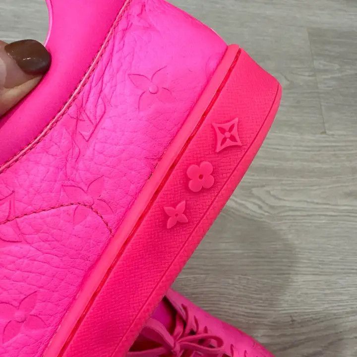 Louis Vuitton Louis Vuitton Pink Monogram Low-Top Sneakers -2508 Size US 9.5 / EU 42-43 - 8 Thumbnail