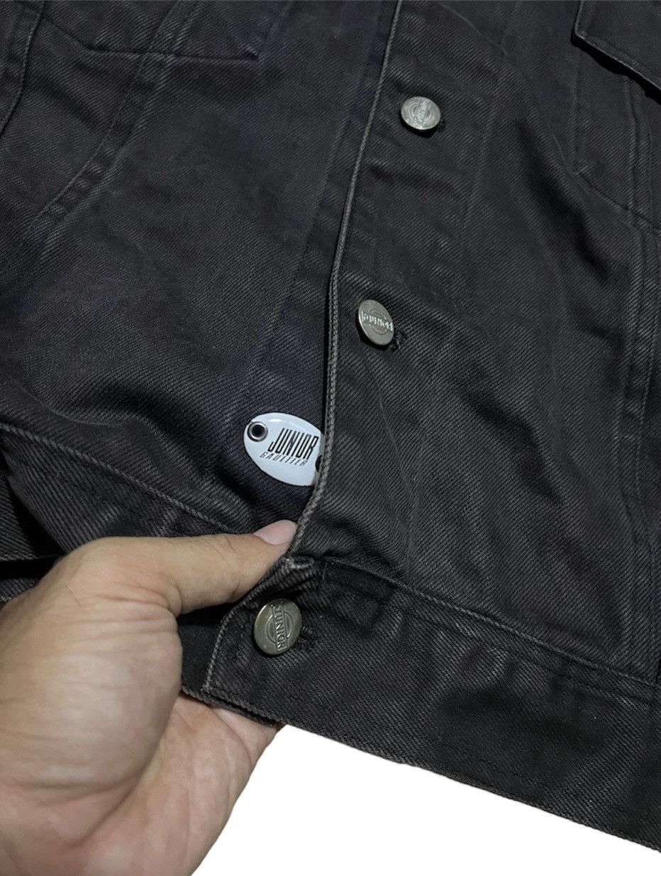 Vintage 80S JEAN PAUL GAUTIER Wool Sleeve Denim Jacket Size US M / EU 48-50 / 2 - 4 Thumbnail