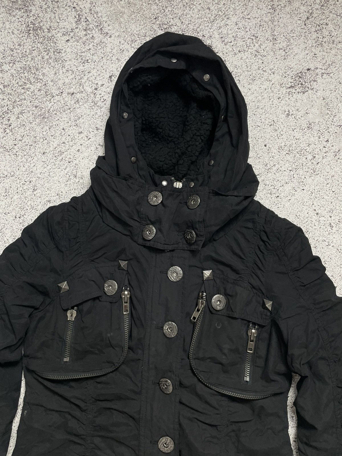 Japanese Brand 2000s D.I.A - Apocalypse Vkei Crumpled Jacket Size US S / EU 44-46 / 1 - 4 Thumbnail