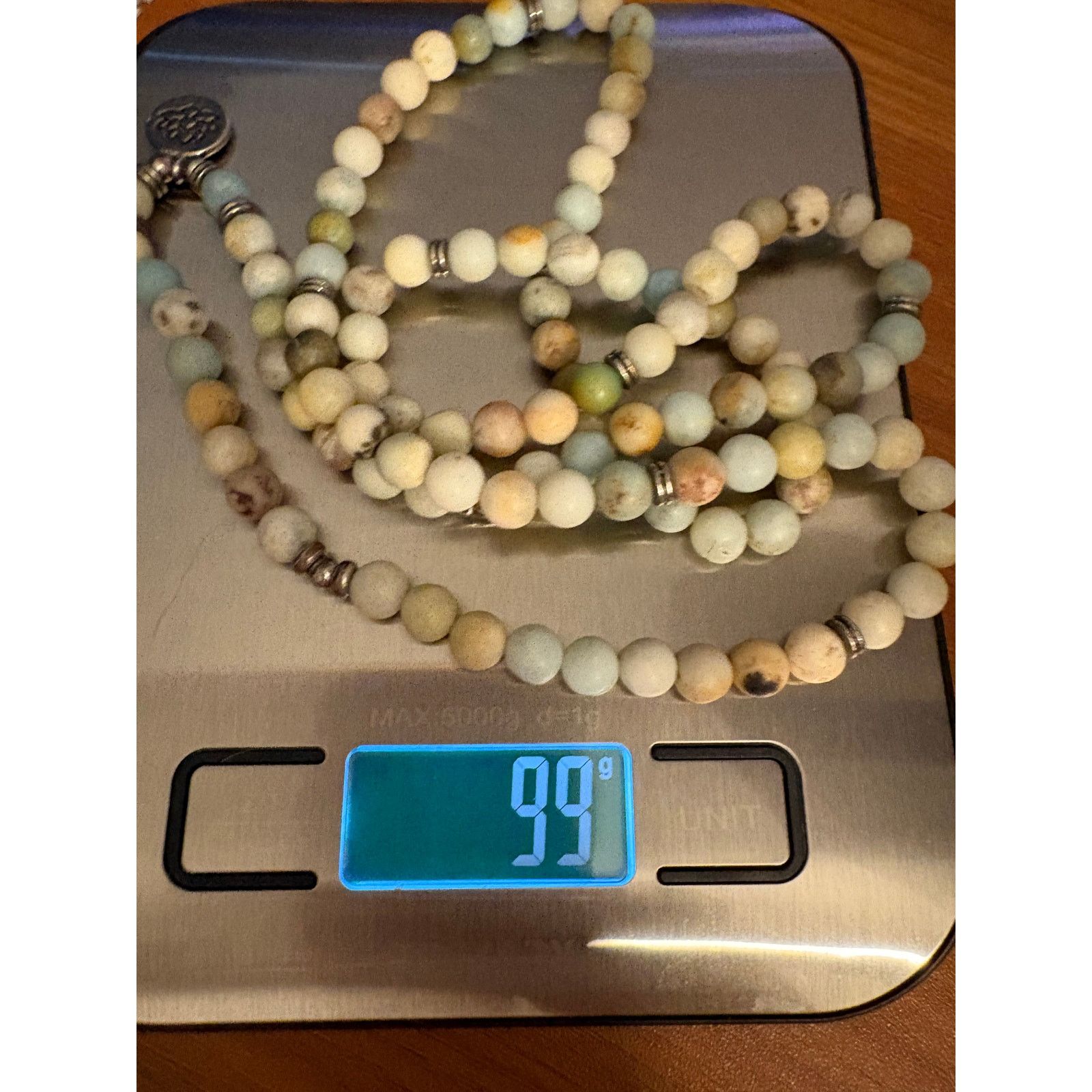 Other Vintage Elastic Amazonite Necklace 37 Inch Necklace Size ONE SIZE - 9 Thumbnail