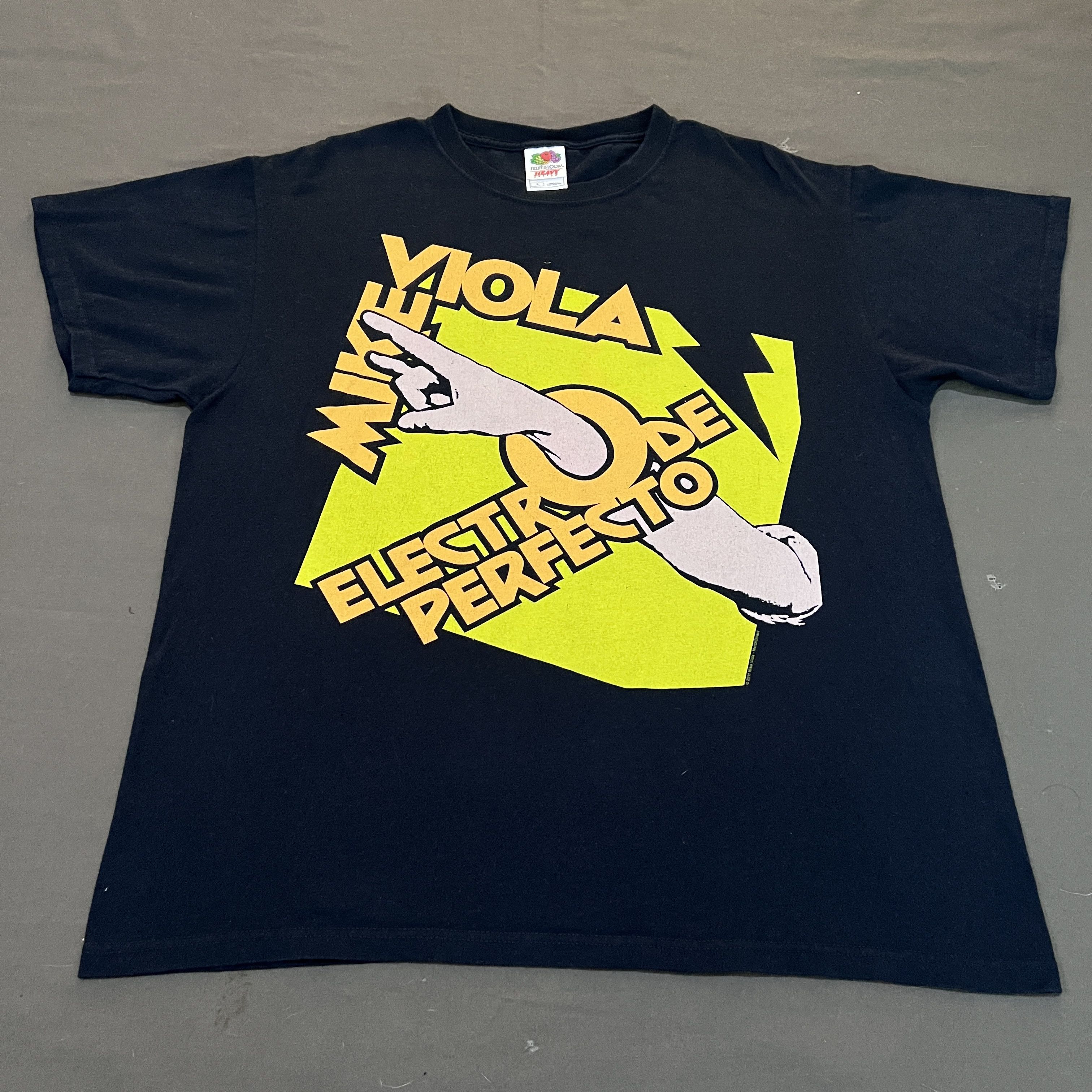 Band Tees Vintage Y2K Mike Viola Electro De Perfecto Promo Tee Size US L / EU 52-54 / 3 - 2 Thumbnail