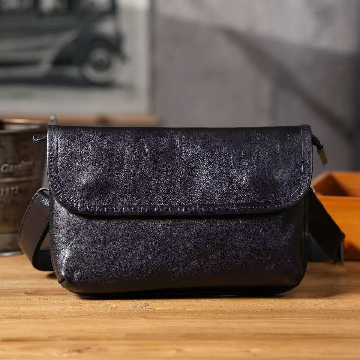 Leather Leather Crossbody Bag Size ONE SIZE - 3 Thumbnail