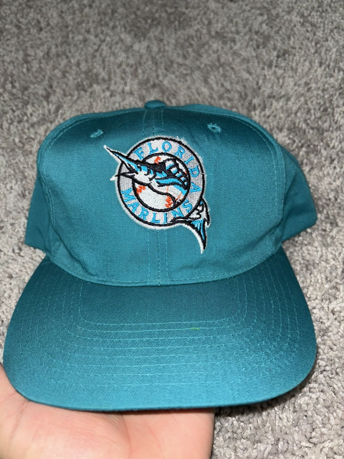 Vintage Vintage Florida Marlins Hat Size ONE SIZE - 1 Thumbnail