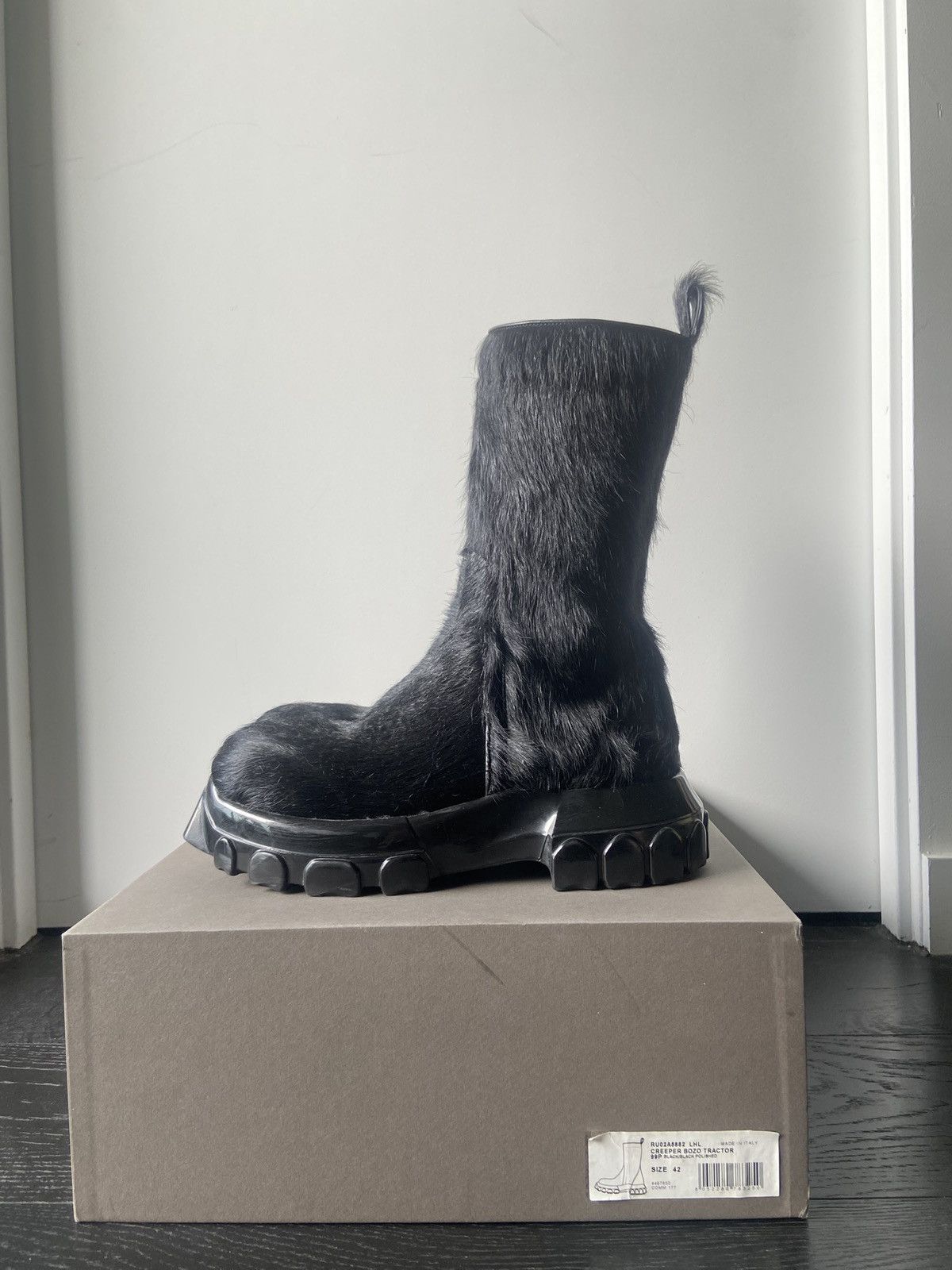 Rick Owens Rick Owens Long Pony Hair Bozo Creeper Zipper BN EU42 Size US 9 / EU 42 - 4 Thumbnail