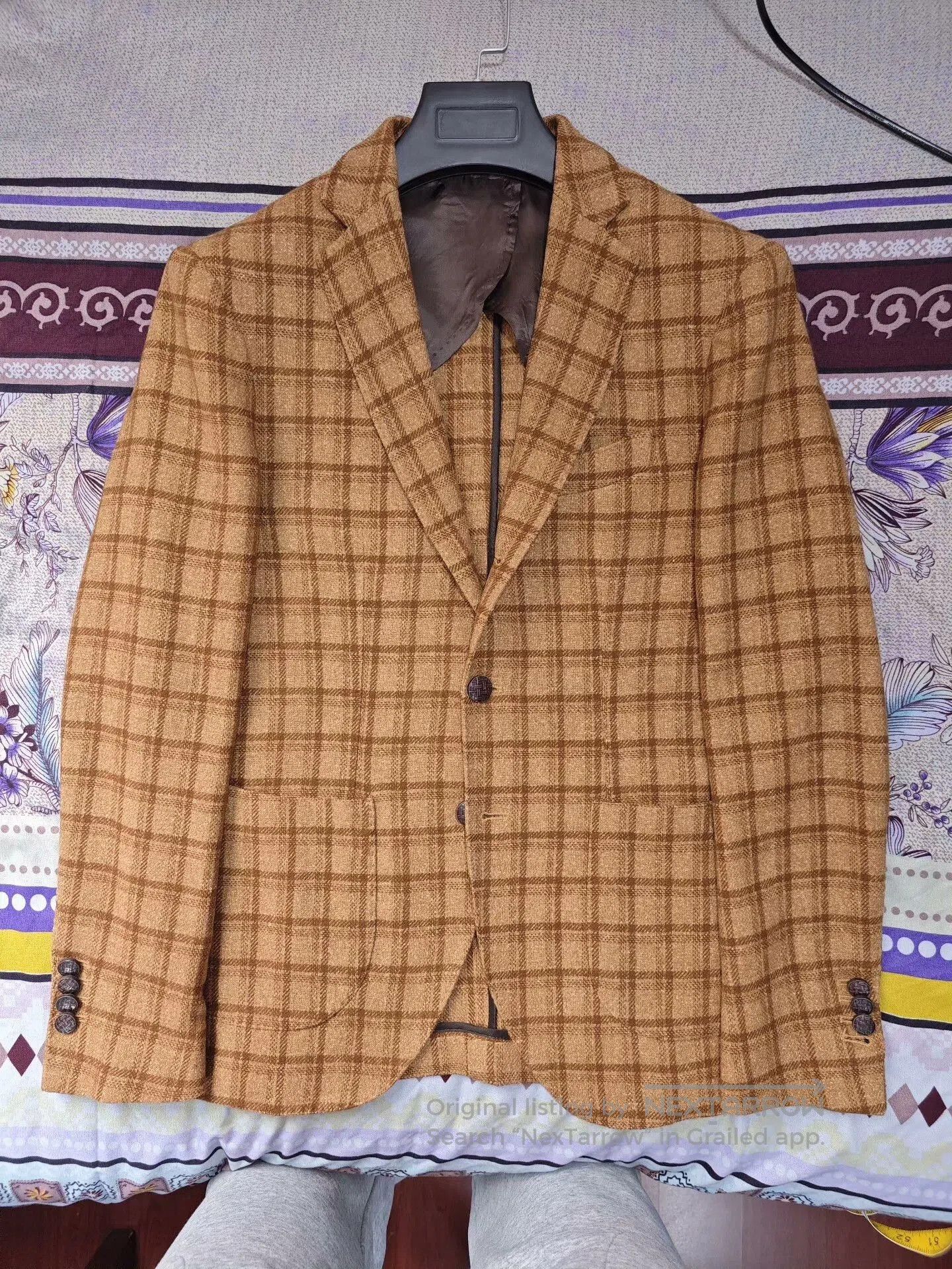 Japanese Brand Italian Wool Blend Casual Blazer. Size US M / EU 48-50 / 2 - 5 Thumbnail