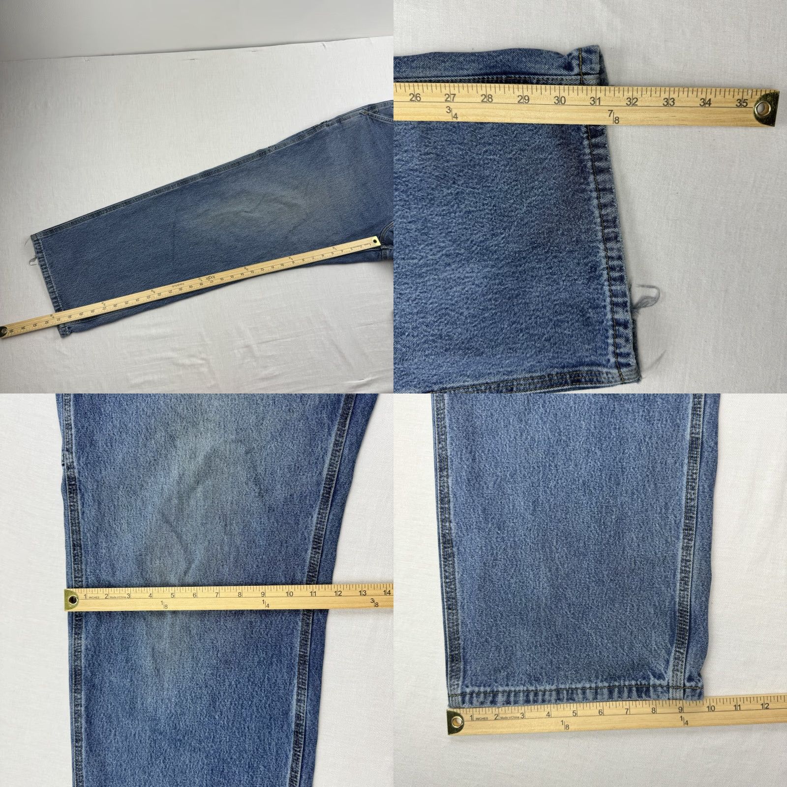 Carhartt VINTAGE Carhartt Carpenter Jeans Adult 38x32 Blue Baggy Grunge Y2K Loose Fit Size US 38 / EU 54 - 8 Thumbnail