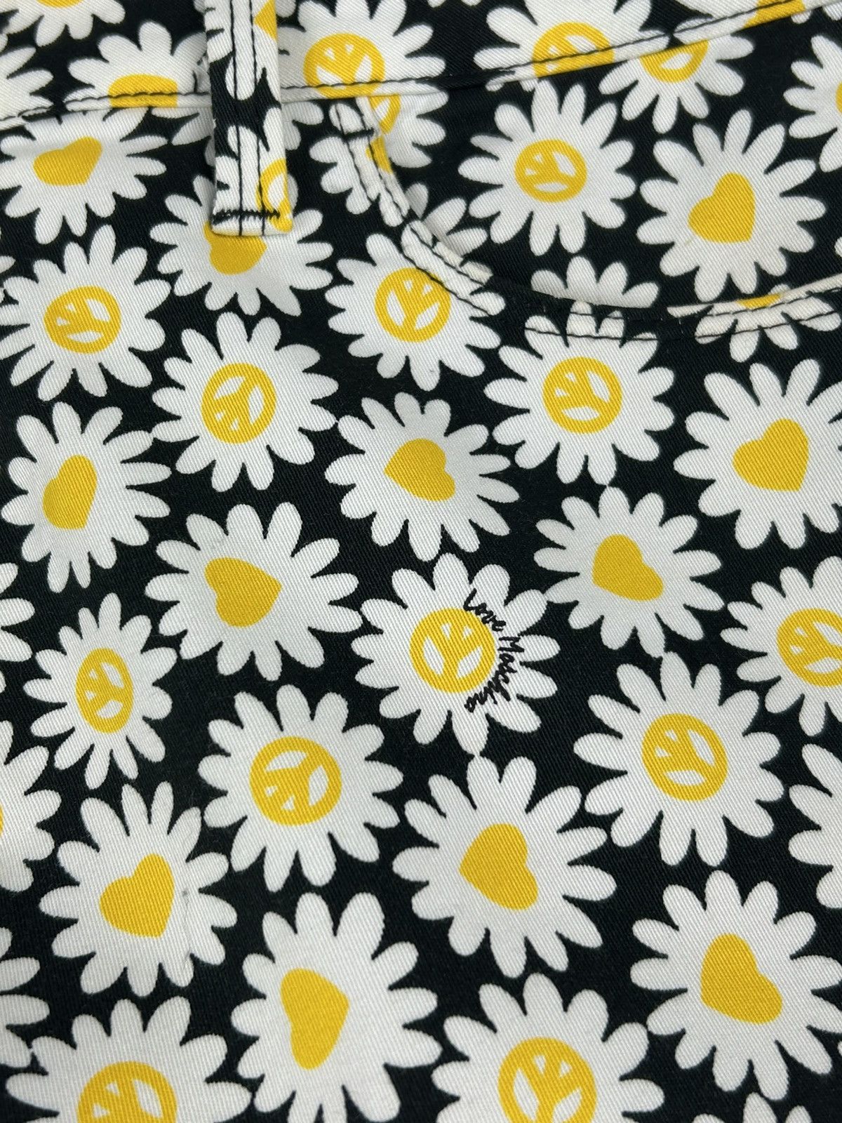 Love Moschino × Vintage Love Moschino Casual Trouser monogram flowers print pants Size 30" / US 8 / IT 44 - 7 Thumbnail