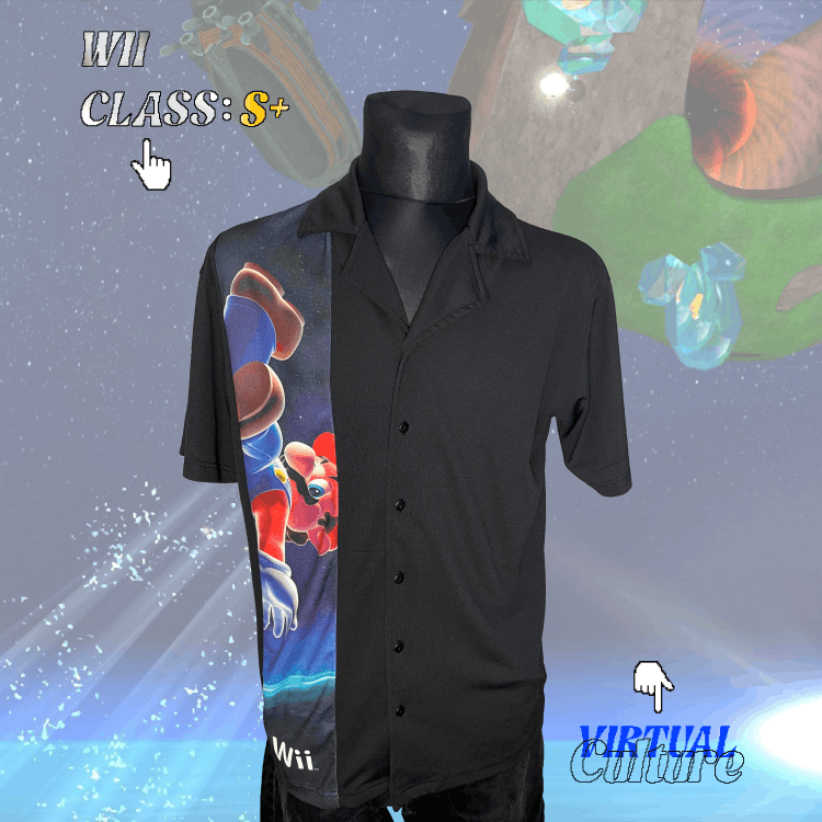 Vintage Vintage Mario Galaxy Promo T-hsirt RARE Size US L / EU 52-54 / 3 - 1 Thumbnail