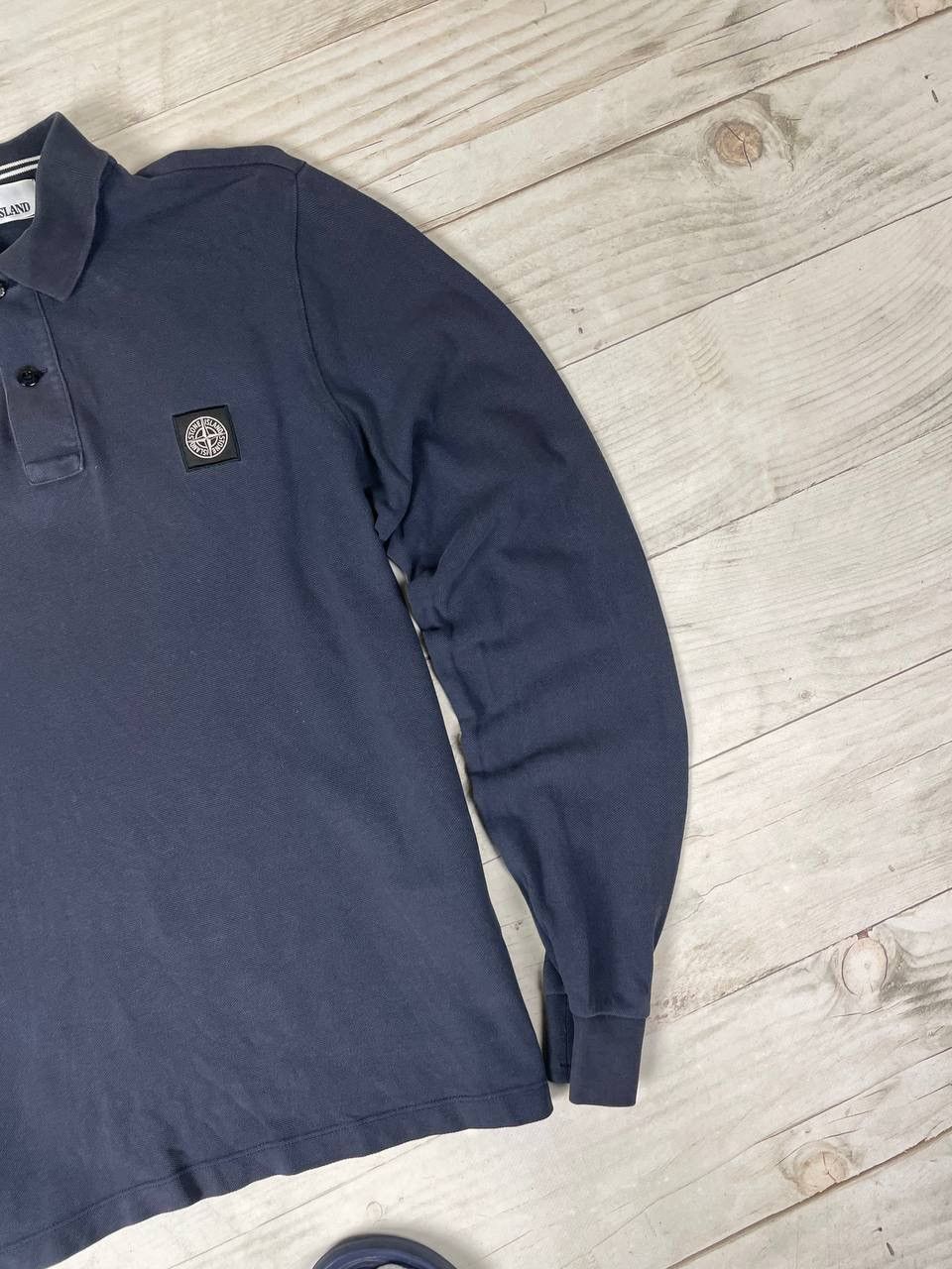 Massimo Osti Stone Island Polo Long Sleeve Shirt Patch Program Size US M / EU 48-50 / 2 - 4 Thumbnail