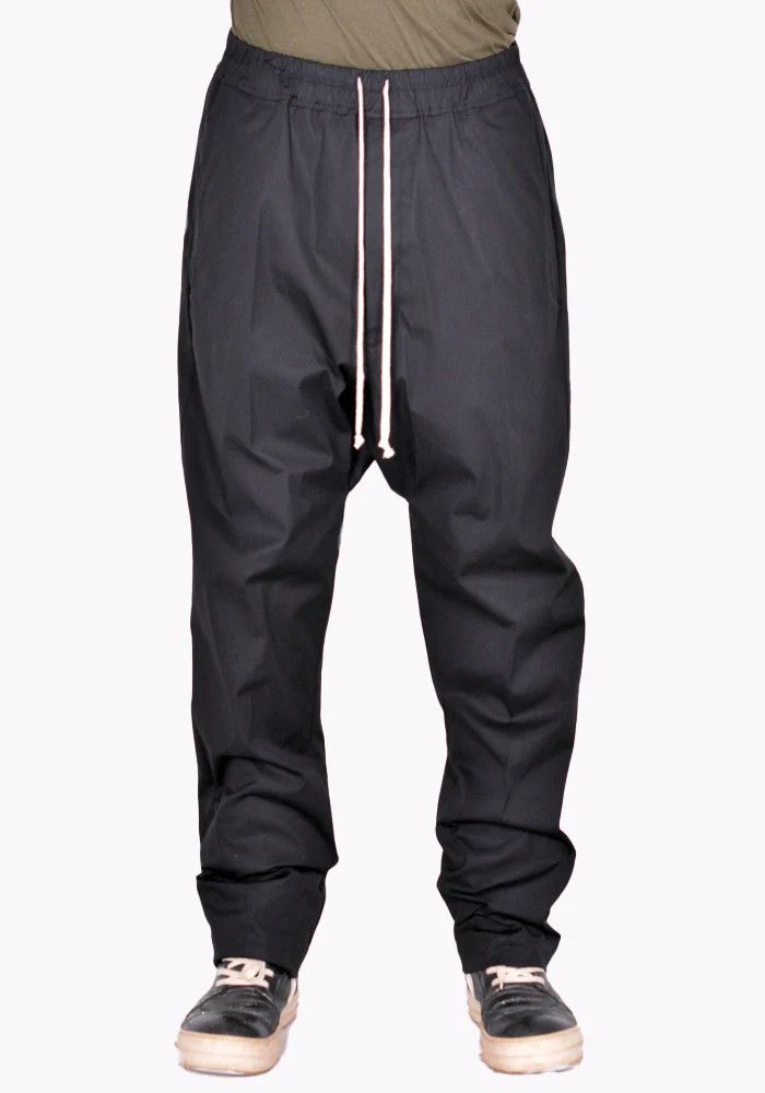 image of Rick Owens Larry Fw 19 Drawstring Pants in Black, Men's (Size 30)