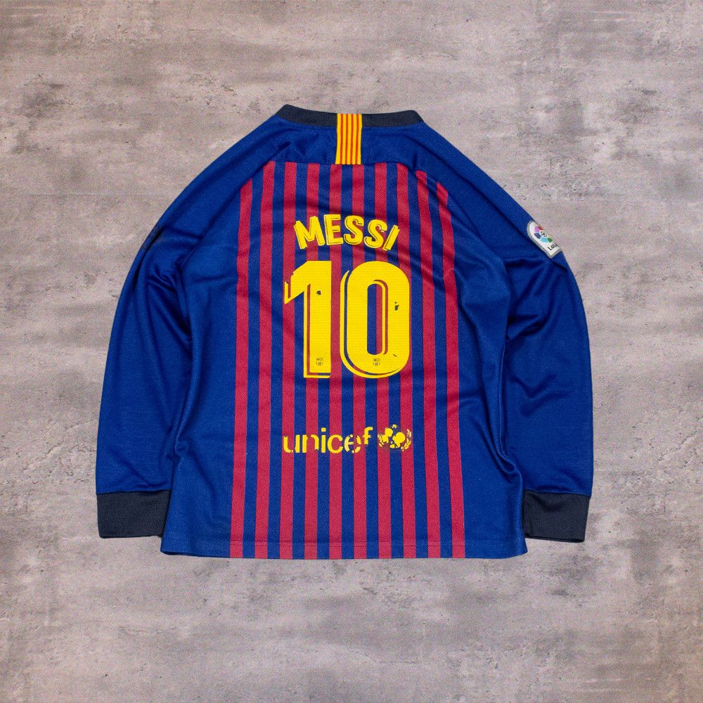 Barcelona Team Shop Long Sleeve Messi Long Sleeve Jersey