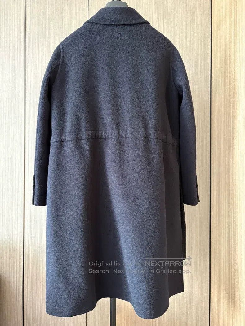 Fendi Fendi Ms.Cashmere Coat in a deep blue shade, 100% cashmere Size XS / US 0-2 / IT 36-38 - 4 Thumbnail