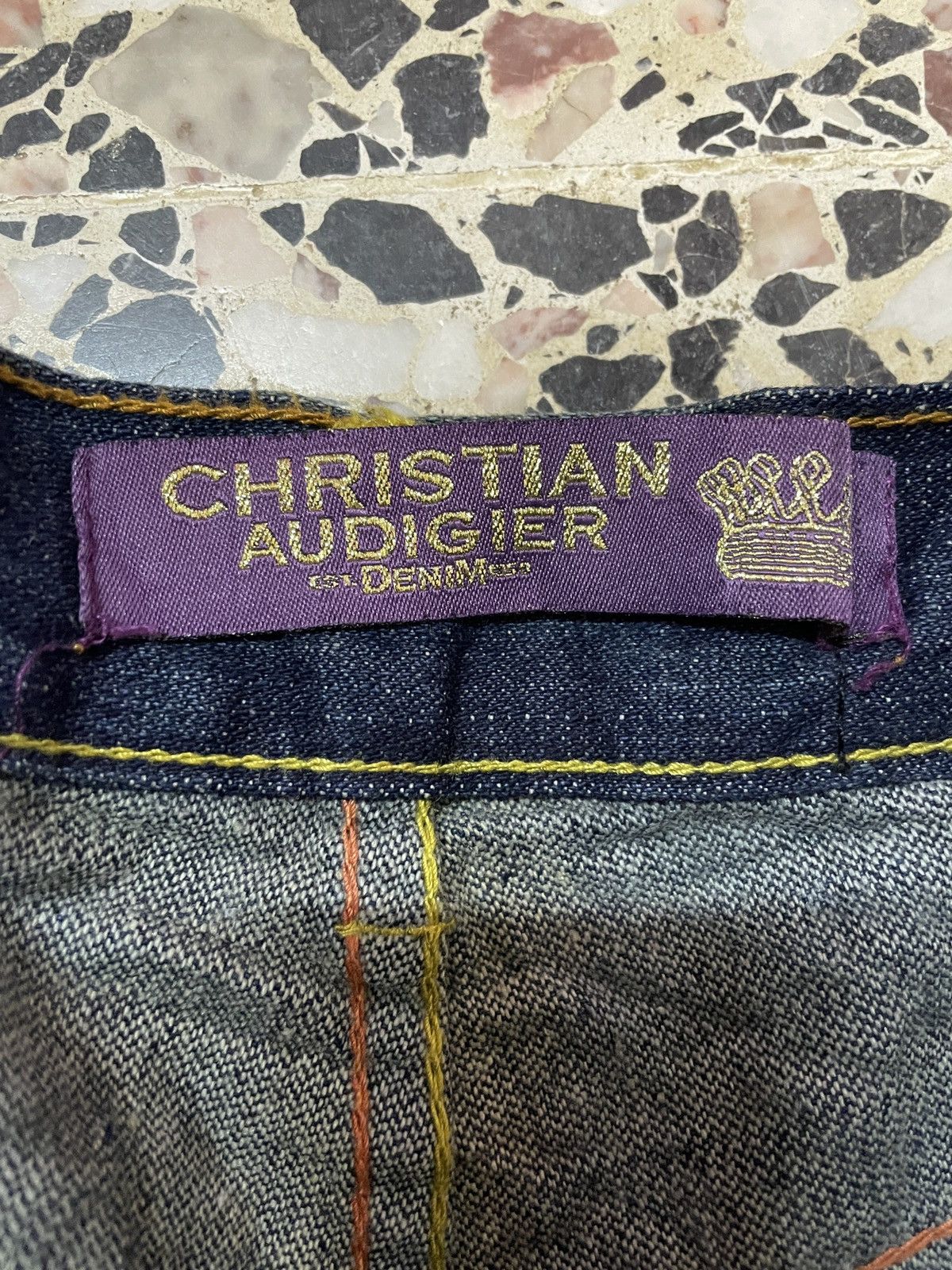 Christian Audigier × Ed Hardy Y2K Ed Hardy by Christian Audigier Designer Embroidery Denim Size US 32 / EU 48 - 11 Thumbnail