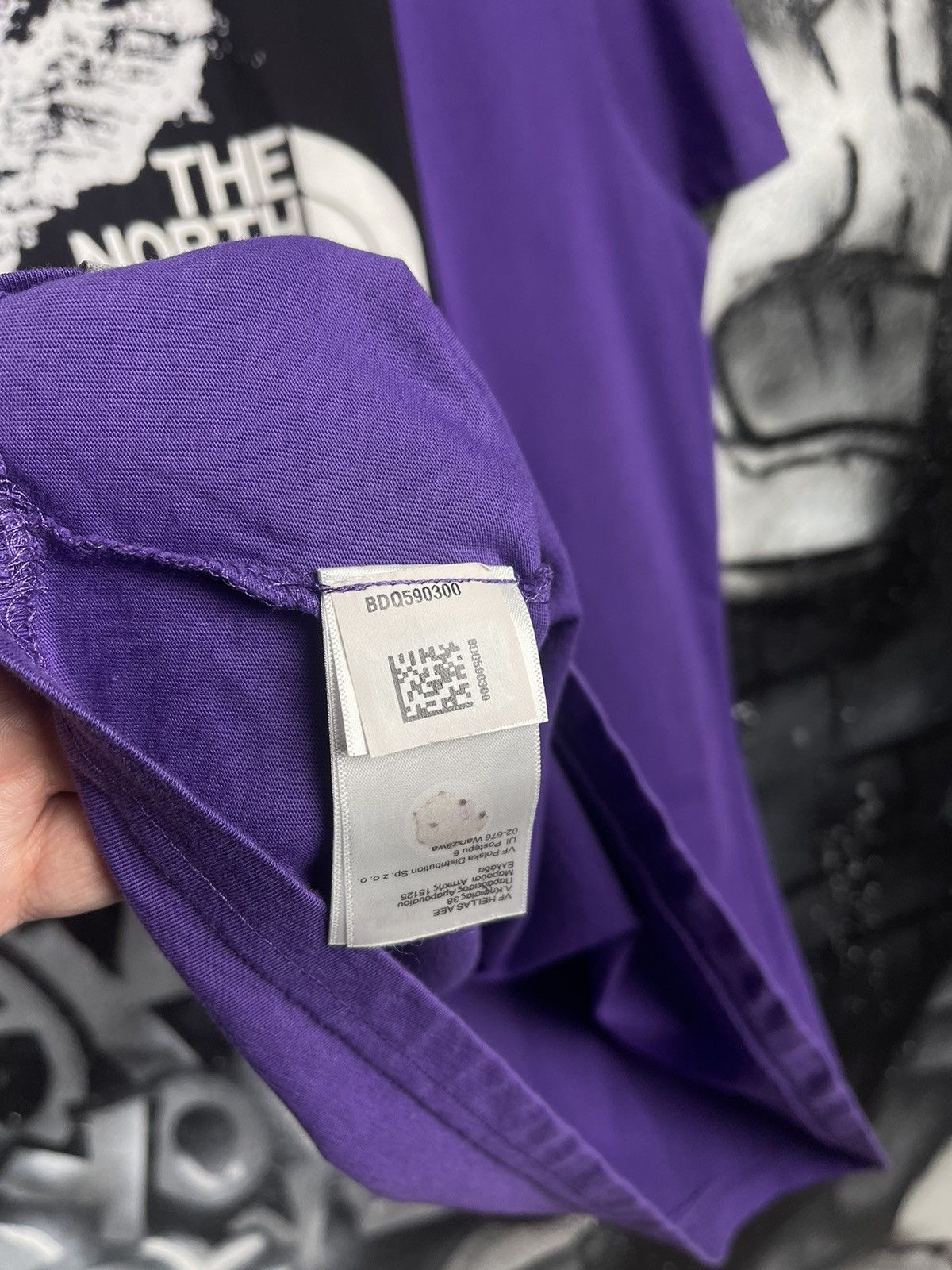 The North Face The North Face Purple T-Shirt Big Logo Size L Size US L / EU 52-54 / 3 - 10 Thumbnail