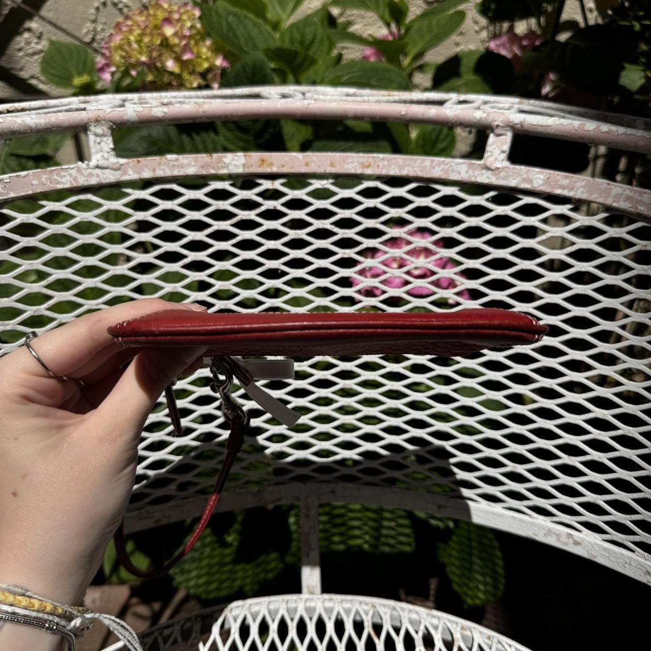 Coach Vintage Coach Red Monogramed Wristlet Size ONE SIZE - 3 Thumbnail