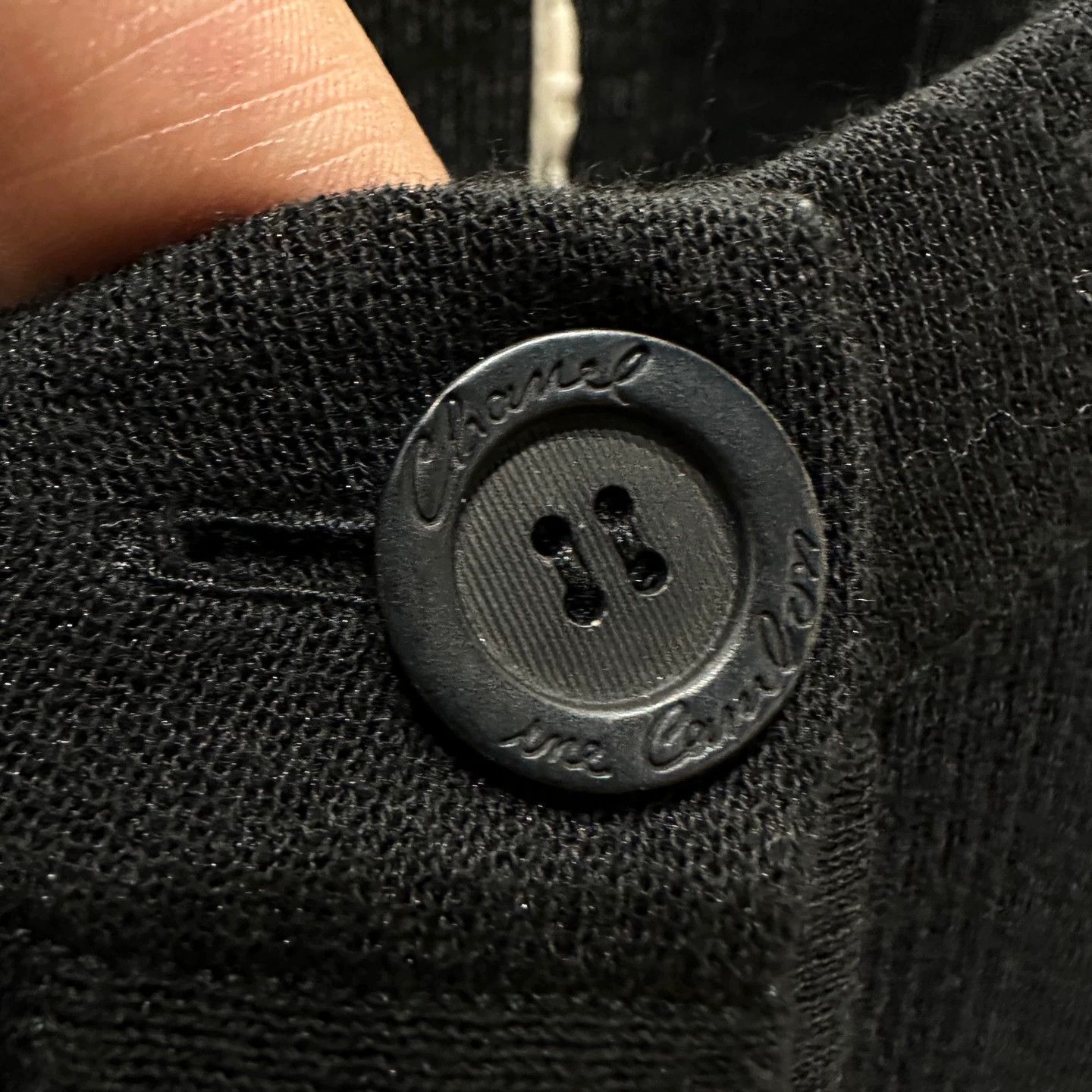 Chanel Chanel apr120 Logo Button Knit Cotton Dress 34 Size XS / US 0-2 / IT 36-38 - 6 Thumbnail