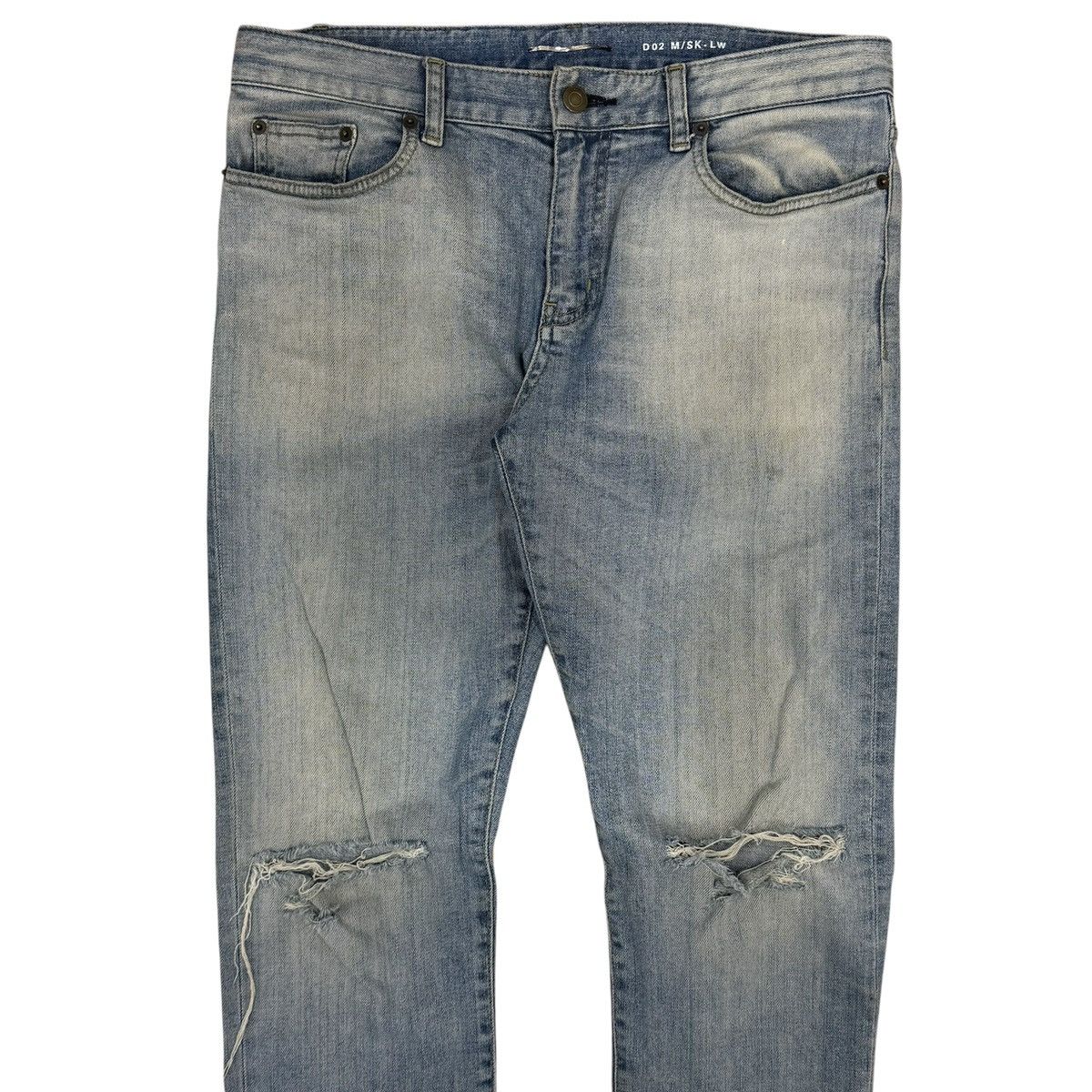 Saint Laurent Paris D02 M/SK-LW サイズ32 Saint Laurent Paris D02 M/SK-LW SS19 Black Denim Stretch Skinny