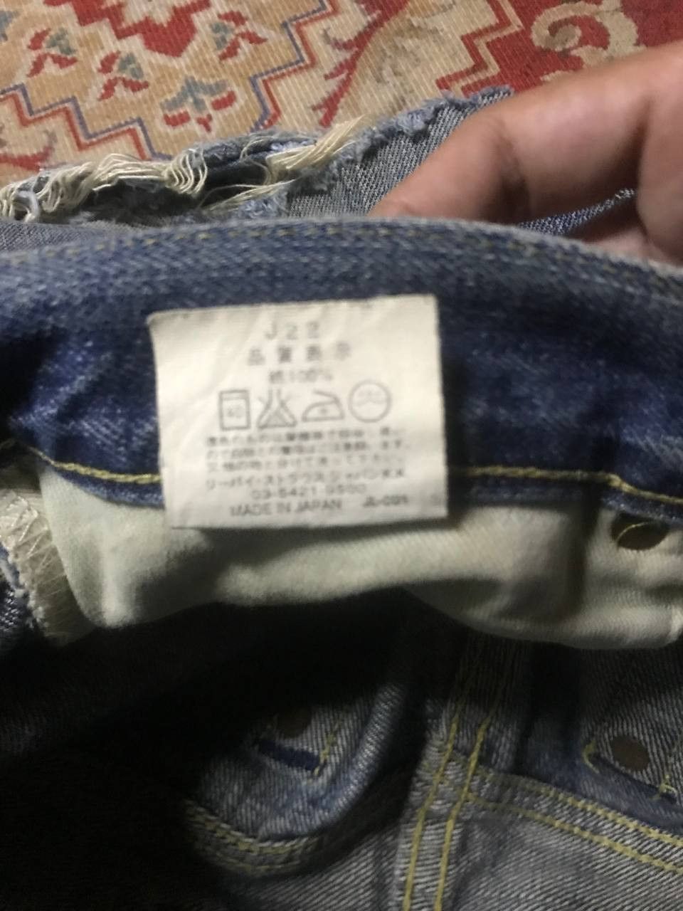 Levi's Vintage Selvedge Levi’s Big E 702xx Distressed Denim Size US 31 - 8 Thumbnail