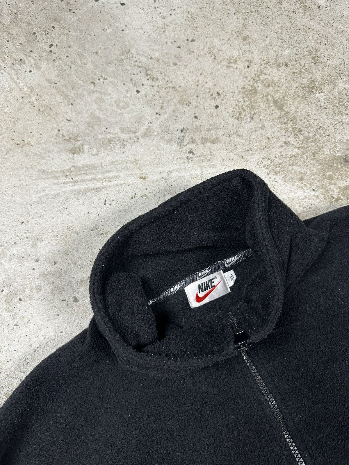 Nike ‼️ Vintage 90s Nike Fleece Big Swoosh 1/4 Zip Sweatshirt Boot Size US L / EU 52-54 / 3 - 4 Thumbnail