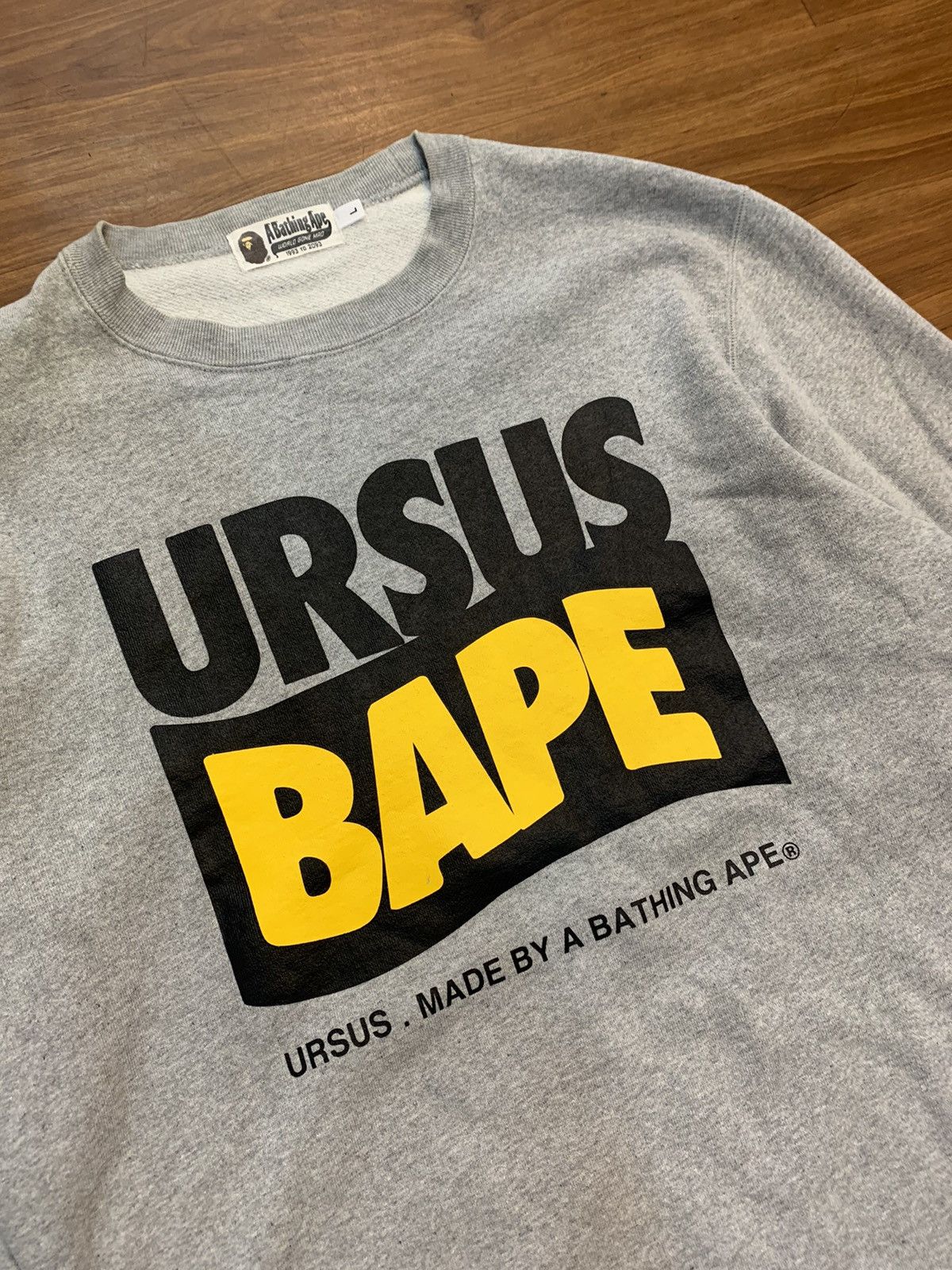 Bape Ursus Bape Crewneck Size US M / EU 48-50 / 2 - 3 Thumbnail