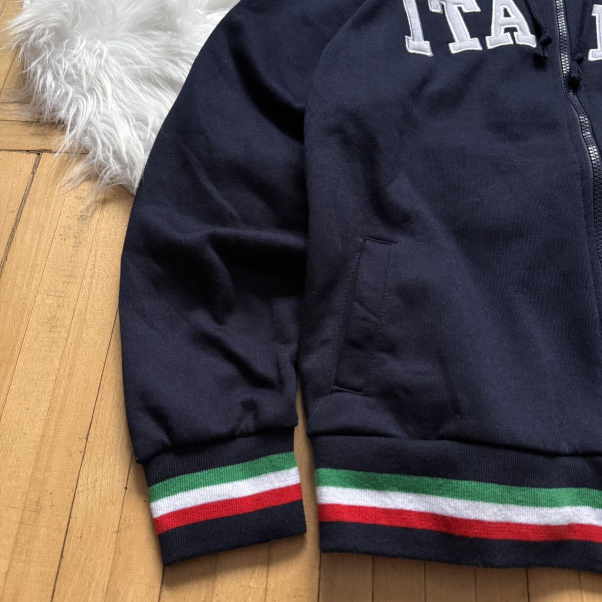 Other 📌 Vintage Crazy Italia Blokecore Y2K Zip Hoodie Size US S / EU 44-46 / 1 - 4 Thumbnail