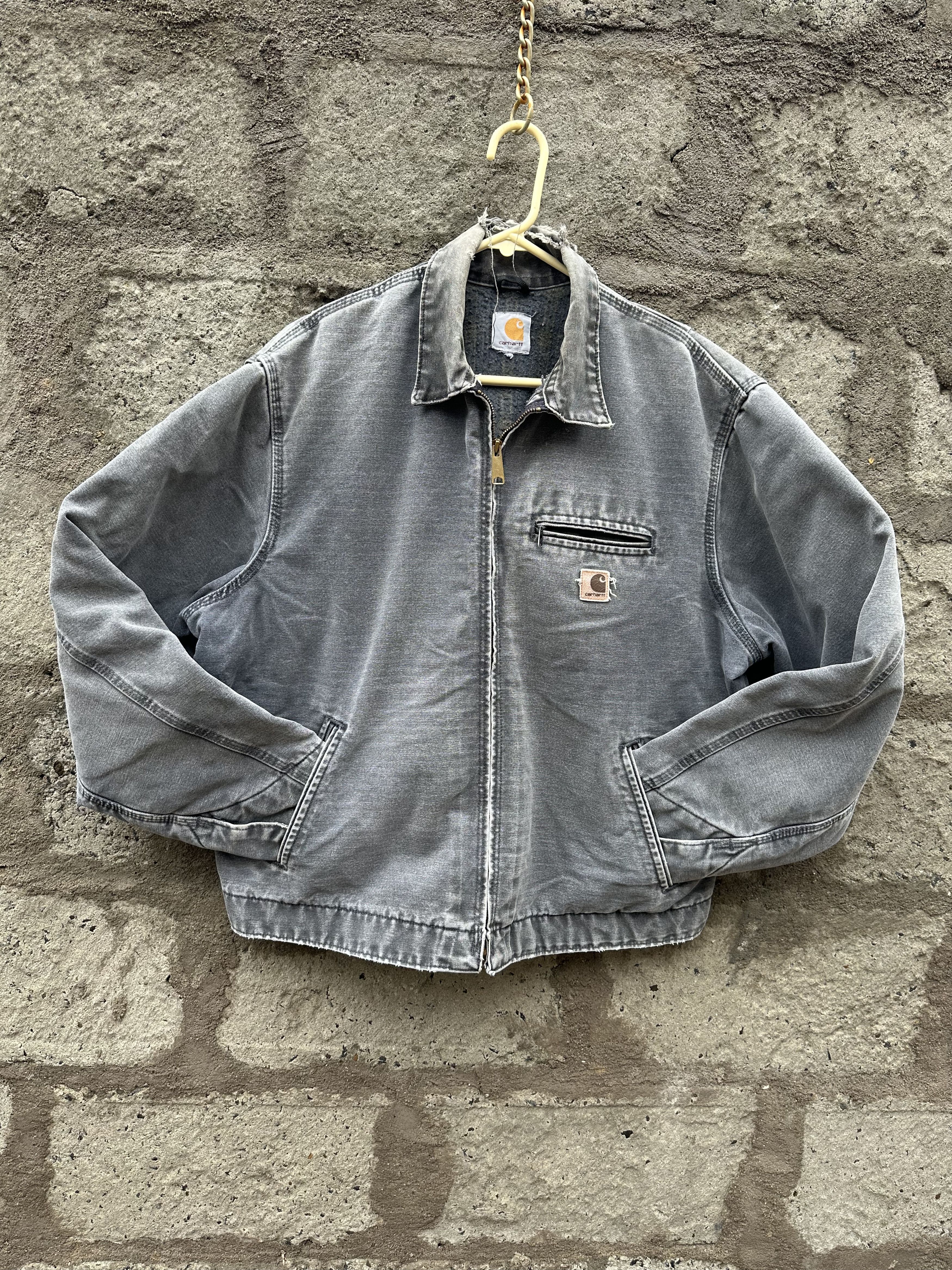 Vintage Carhartt J97 PTL Detroit Jacket – Faded Gray
