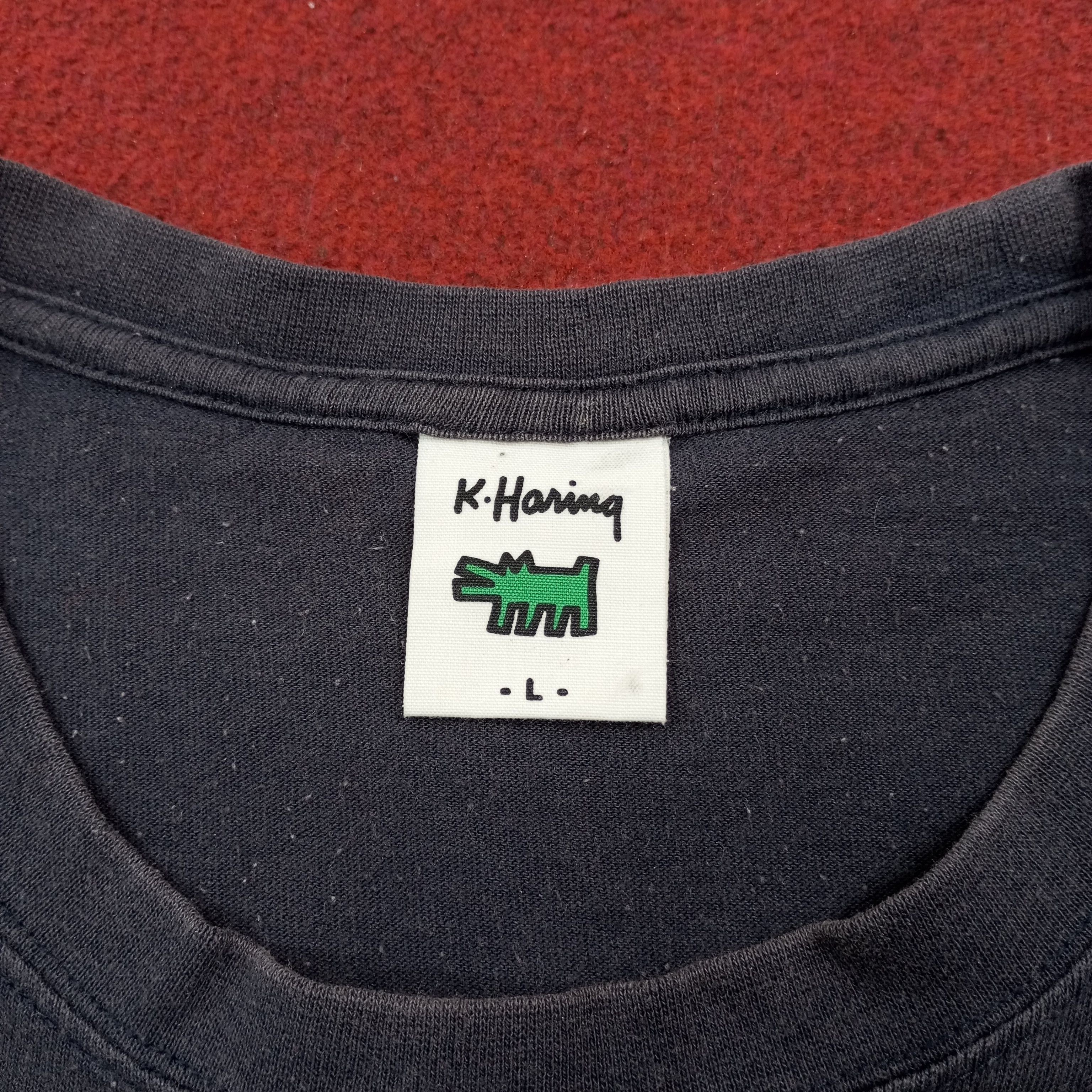 Keith Haring × Vintage Keith Haring Wild Oats X Japanese Brand Tshirt Size US L / EU 52-54 / 3 - 6 Thumbnail