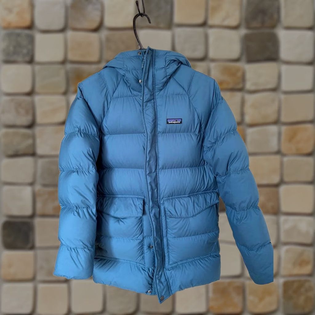 Patagonia Patagonia Jacket Men's XS Down Parka Blue light blue Silent Down Parka XS Mens Jacket Size US XS / EU 42 / 0 - 1 Thumbnail