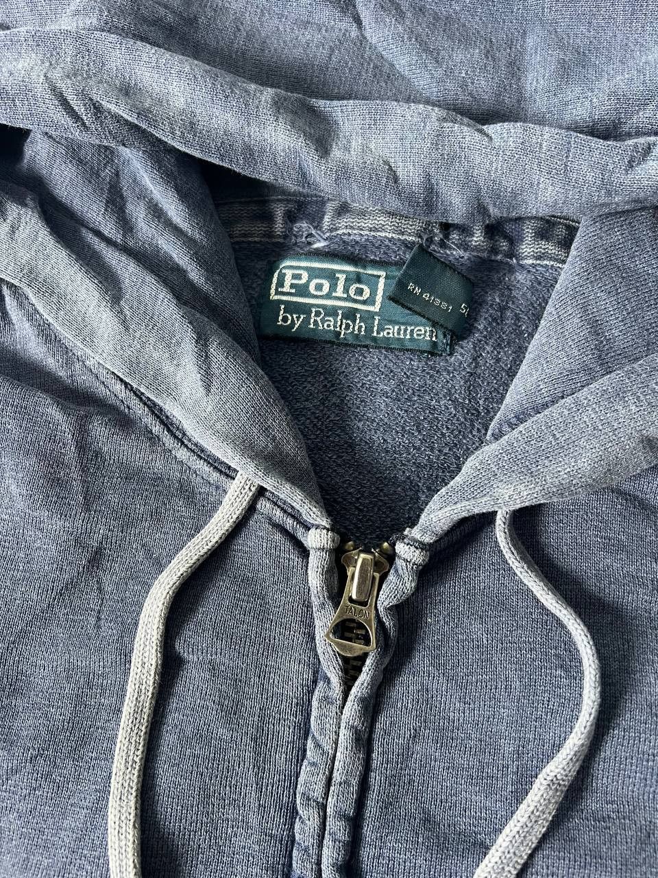 Polo Ralph Lauren × Ralph Lauren × Vintage Vintage Polo Ralph Lauren Hoodie Zipper Distressed Style Size US S / EU 44-46 / 1 - 7 Thumbnail