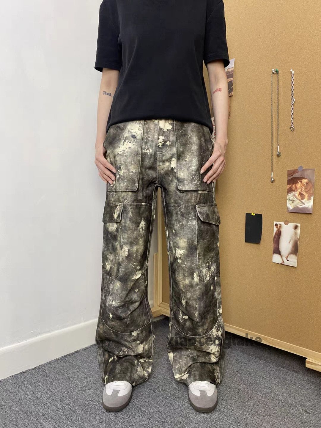 Designer × Vintage washed faded utility skate hiphop camo military pants Size US 32 / EU 48 - 1 Thumbnail