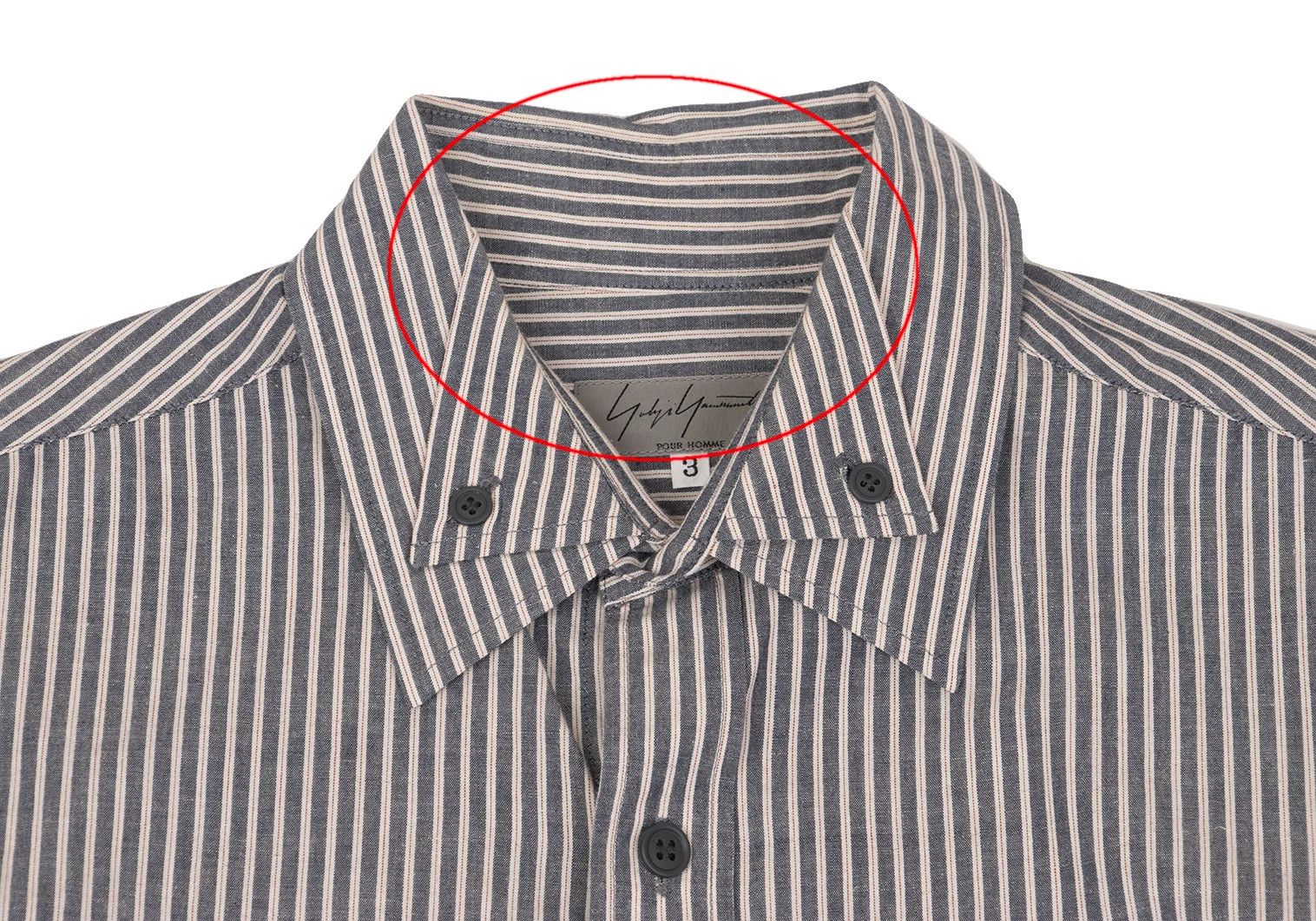 Yohji Yamamoto Yohji Yamamoto Cotton Linen Stripe Shirt Size US M / EU 48-50 / 2 - 3 Thumbnail