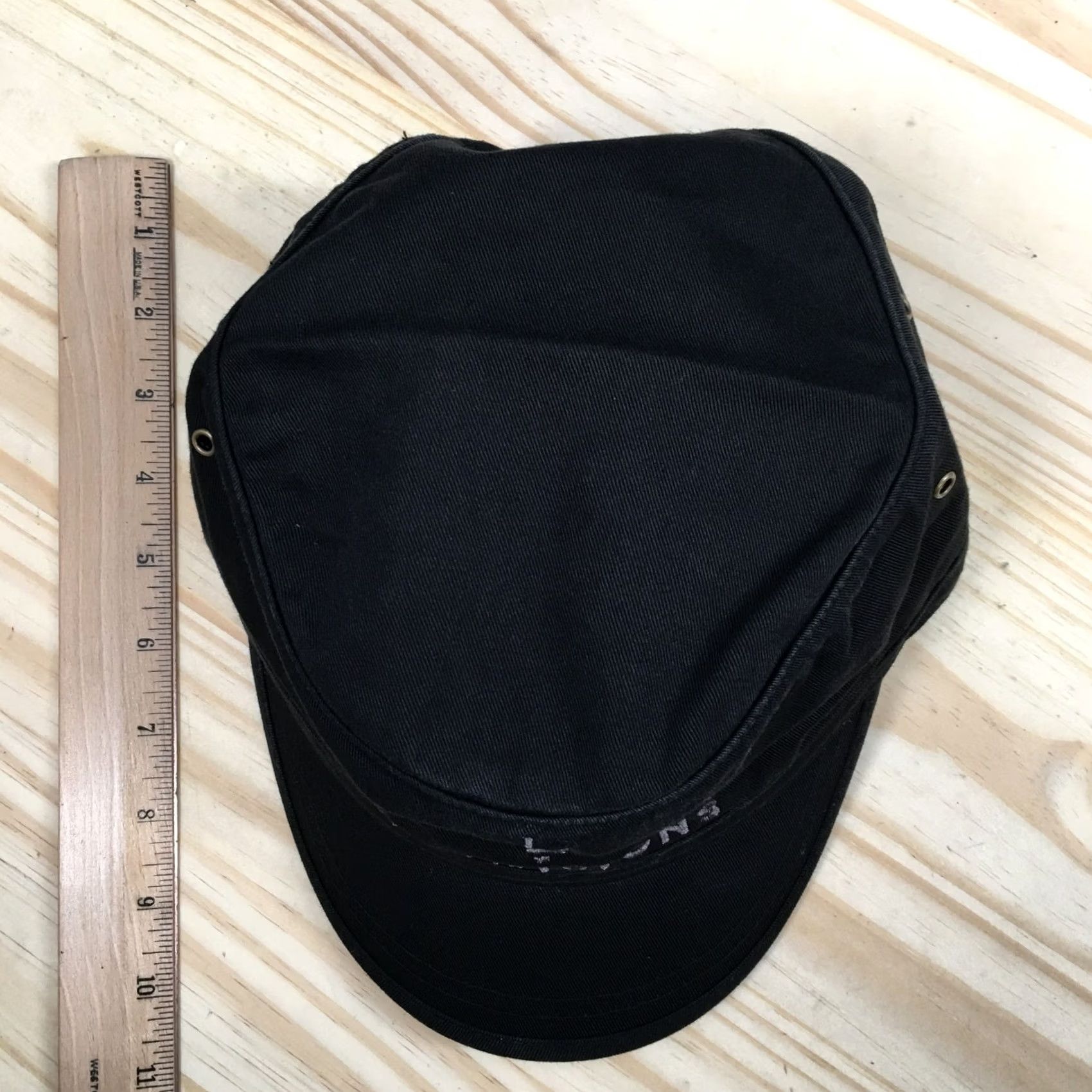 Vintage Econscious Army Cap Unisex Black One Size Embroidered Curved Brim City Visions Men Size ONE SIZE - 4 Thumbnail